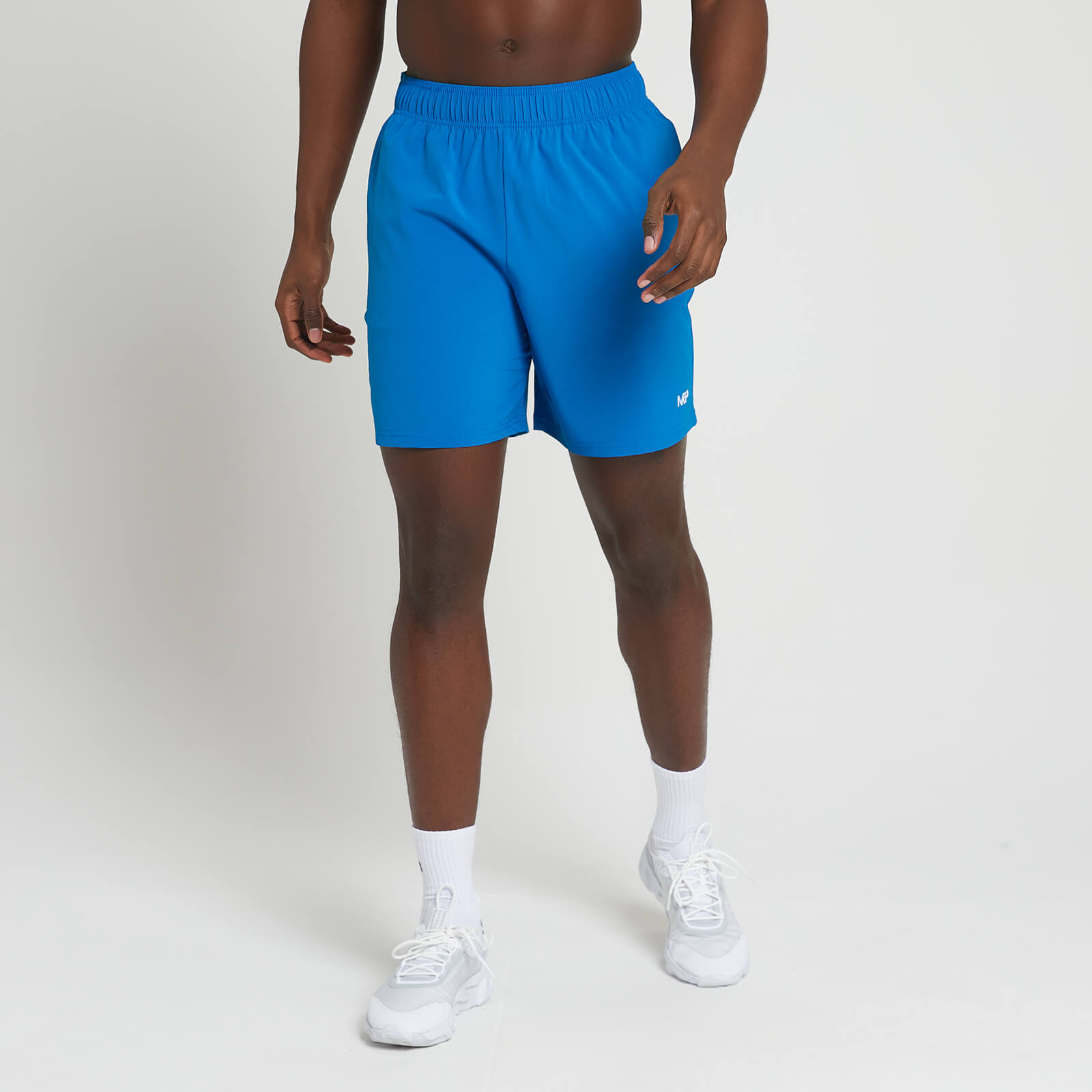 Short d’entraînement en matière tissée MP pour hommes – Bleu pur - XXS