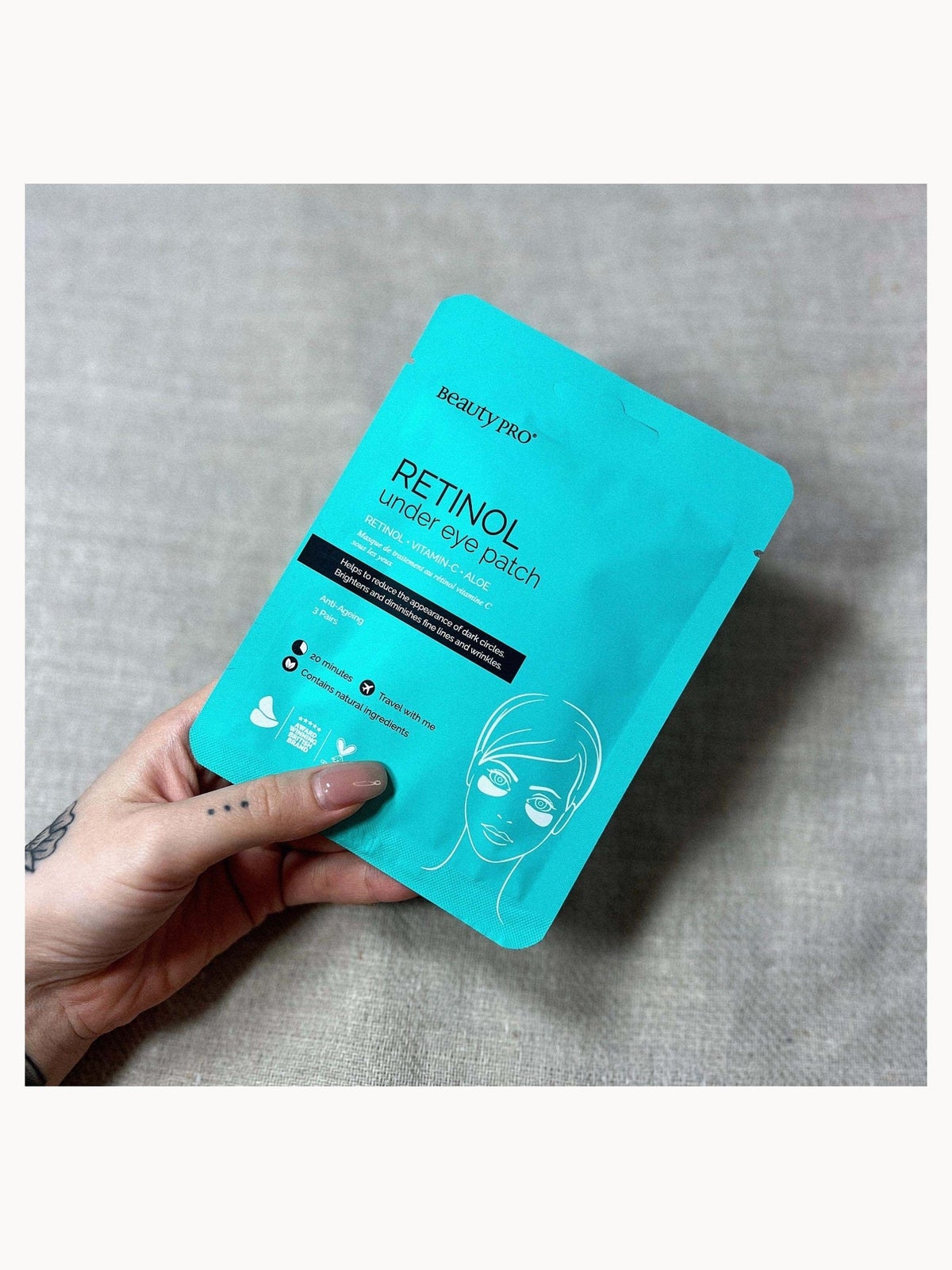 BEAUTYPRO Retinol Under Eye Patch (3 Pairs) 4