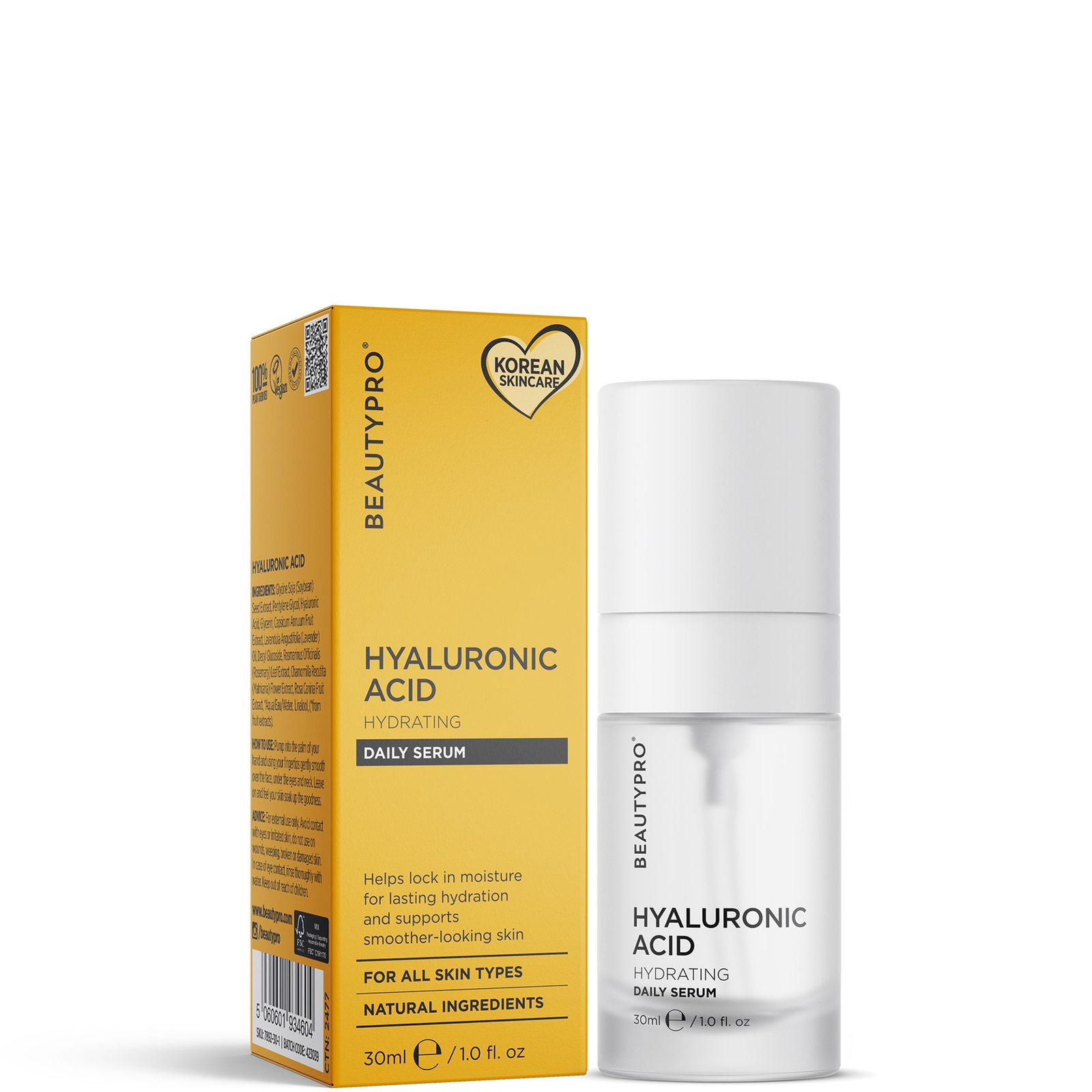

BEAUTYPRO Hyaluronic Acid Hydrating Daily Serum 30ml