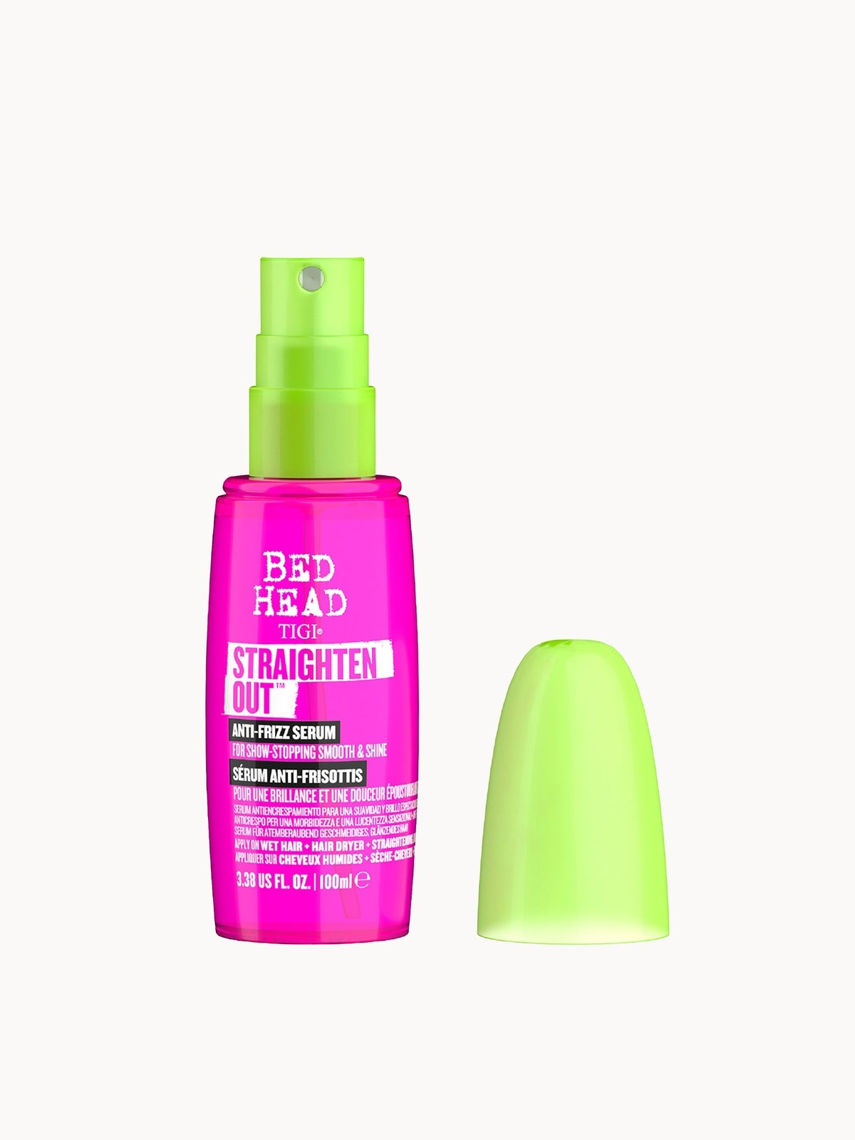 TIGI Bed Head Straighten Out Anti Frizz Serum for Smooth Shiny Hair 100ml 3