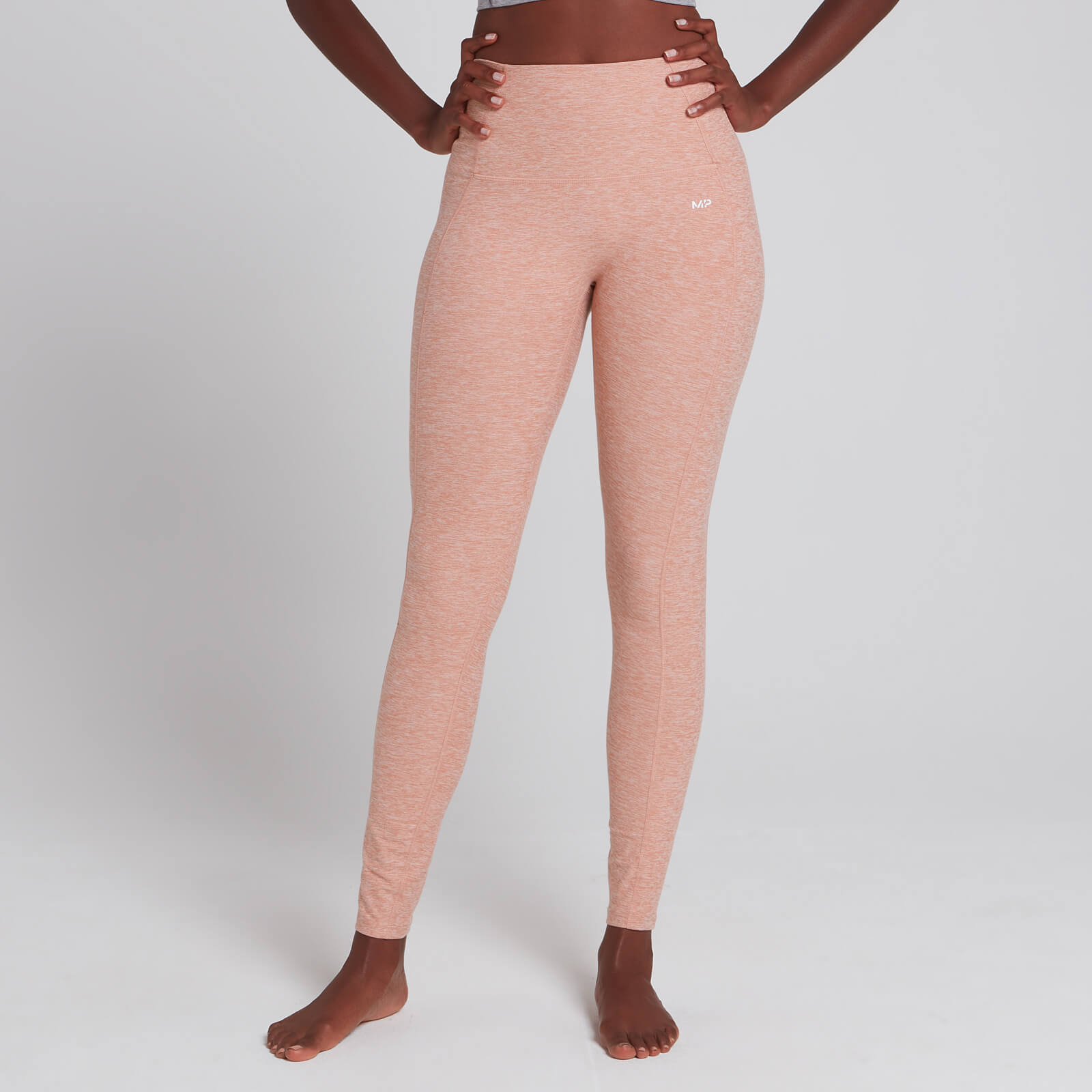 Leggings MP Composure da donna - Rosa slavato mélange - XS