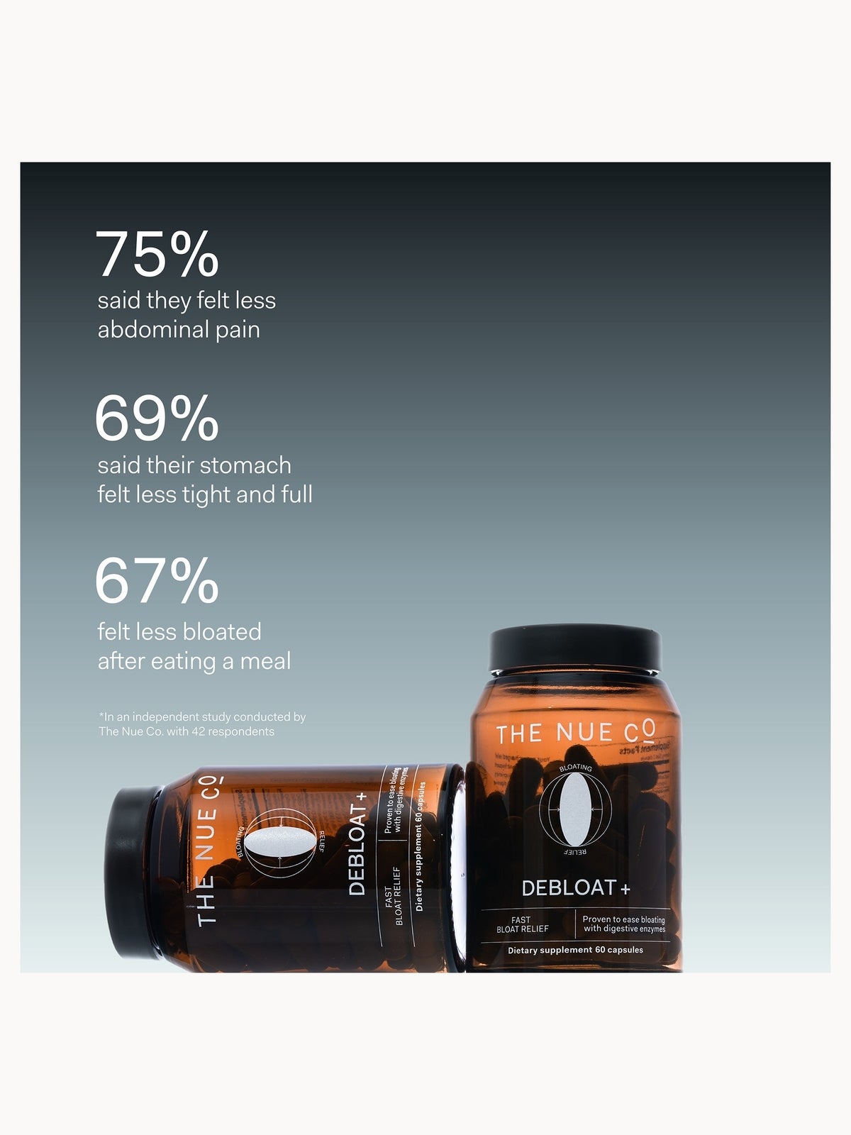 The Nue Co. Debloat (60 Capsules) 2