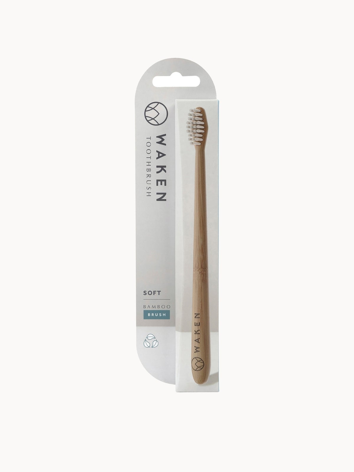 Waken Bamboo Toothbrush White