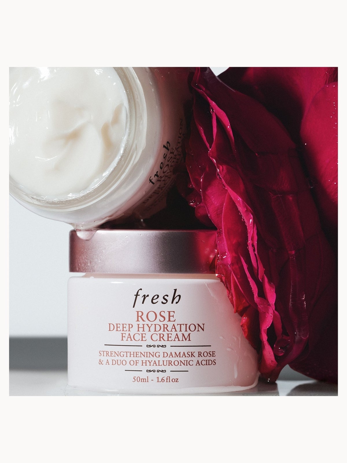 Fresh Rose Deep Hydration Face Cream (Various Sizes) - 50ml 3