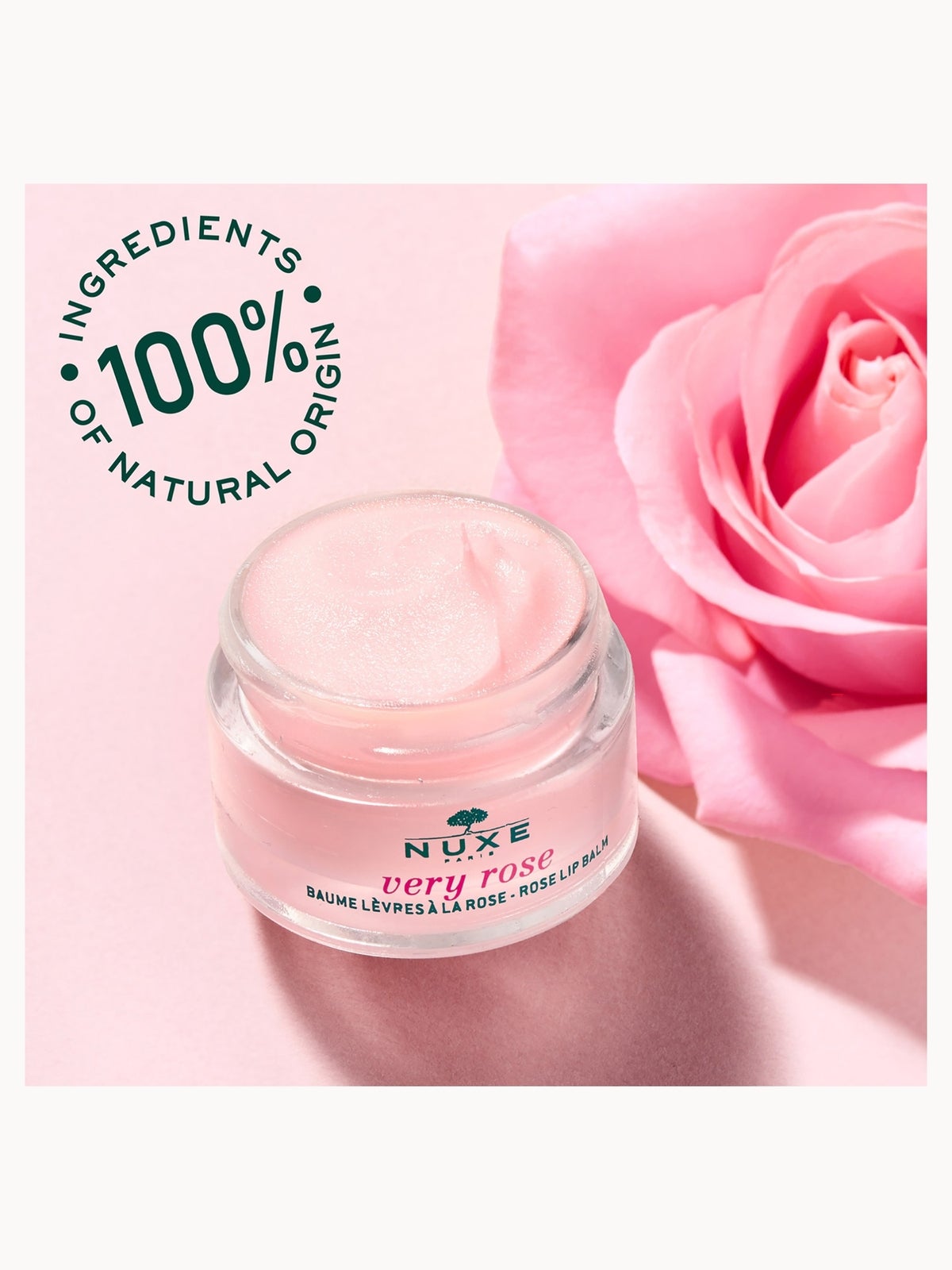 NUXE Very Rose Hydrating Lip Balm 15g 4