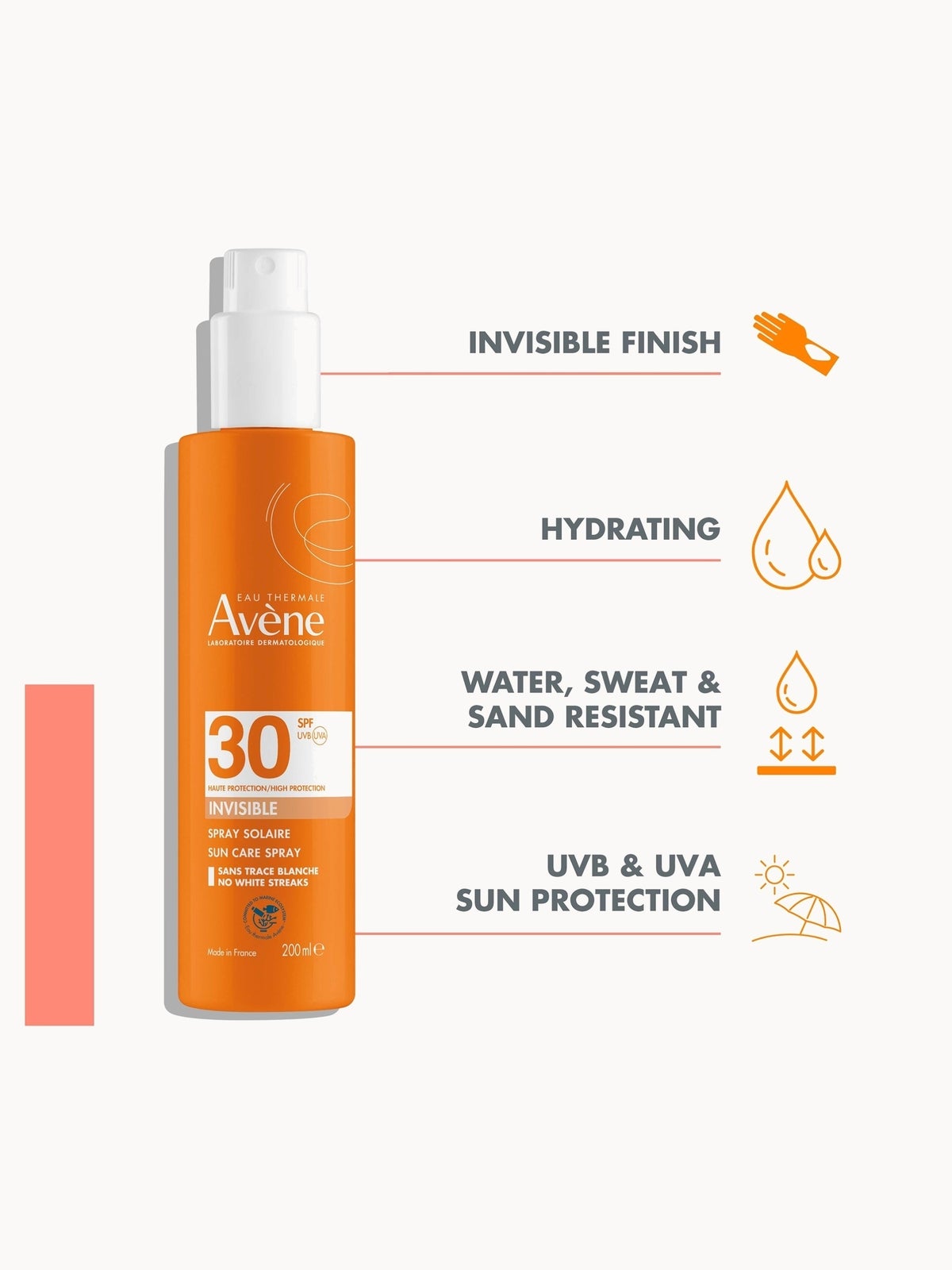 Avène High Protection Spray Sun Cream SPF 30 200ml 3