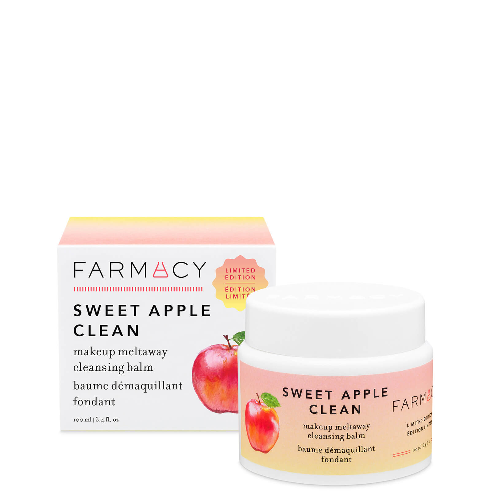 FARMACY Sweet Apple Clean Makeup Meltaway Cleansing Balm