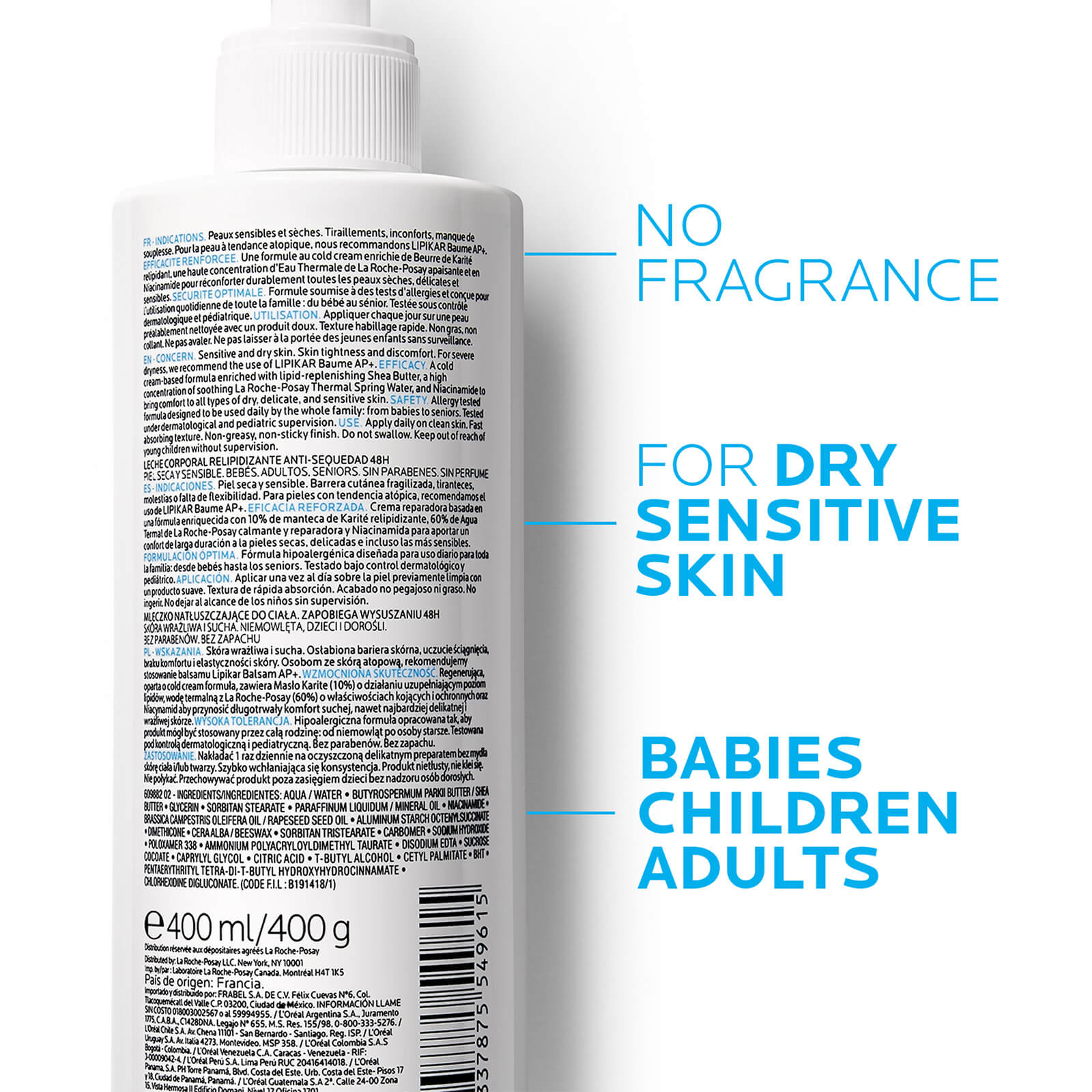 Thumbnail - La Roche-Posay Lipikar Body Milk Body Lotion 400ml