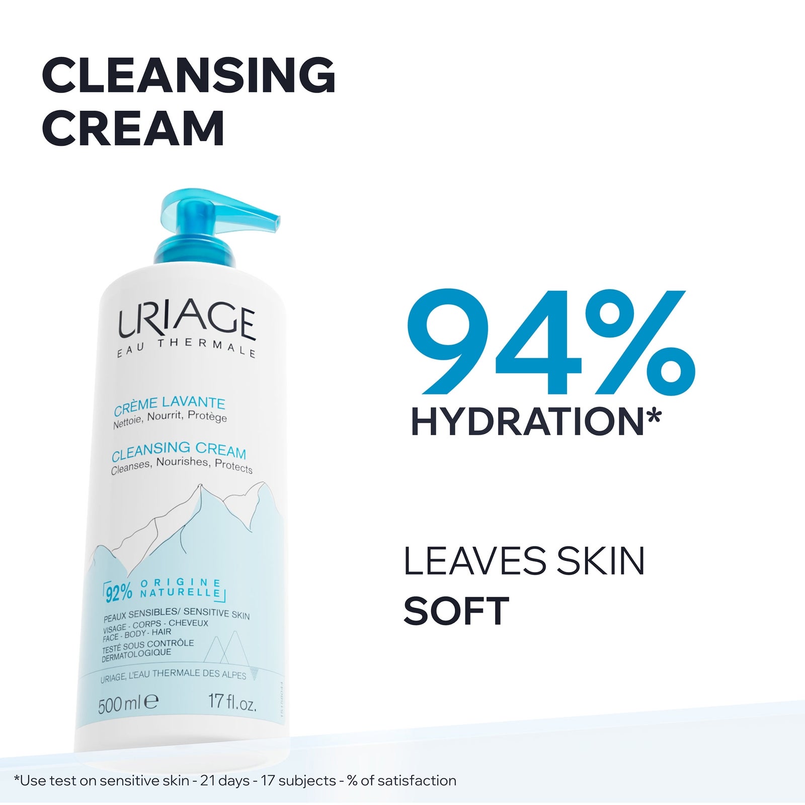 Uriage Cleansing Cream 500ml 2
