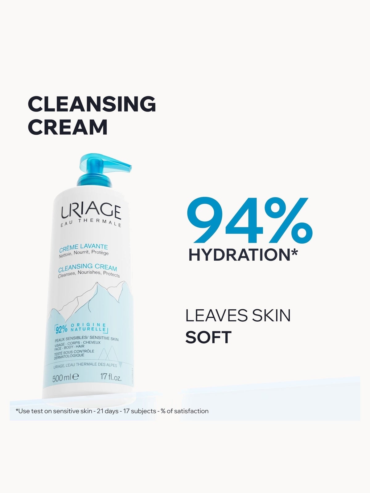 Uriage Cleansing Cream 500ml 2