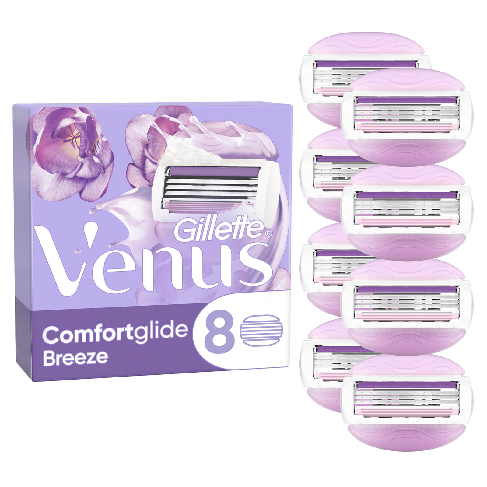 Venus ComfortGlide Breeze Blades - 8 Pack