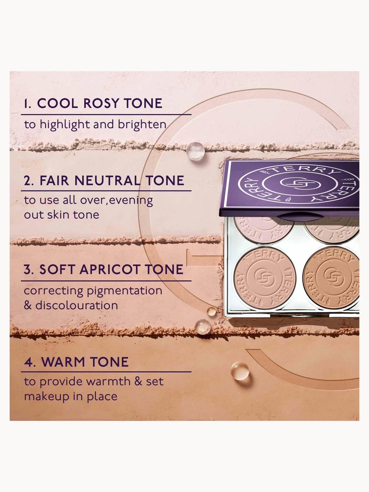 By Terry Hyaluronic Hydra-Powder Palette - N°1 Fair to Medium 4