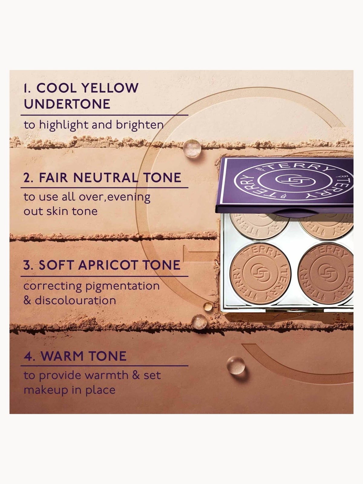 By Terry Hyaluronic Hydra-Powder Palette - N°2 Medium to Warm 4