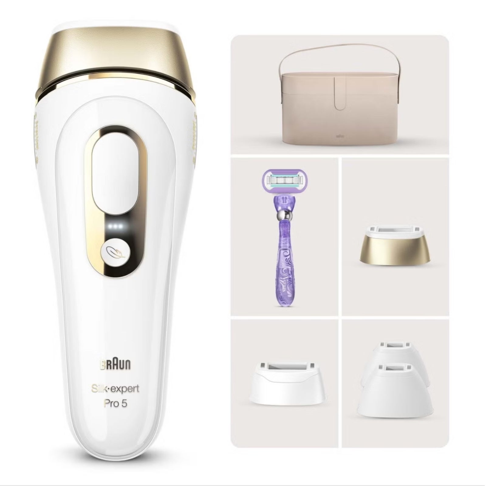Image of Braun IPL Silk·expert Pro 5 PL5347 Beauty Set Gold Women