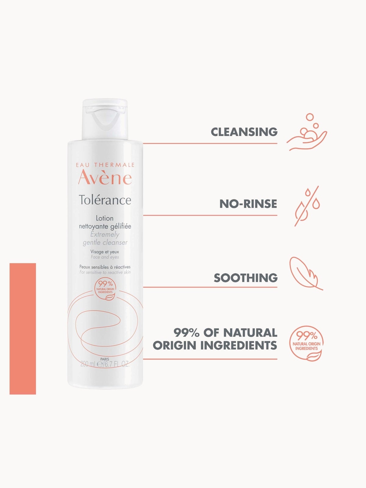 Avène Tolerance Control Extremely Gentle Cleanser for Very Sensitive Skin 200ml 3