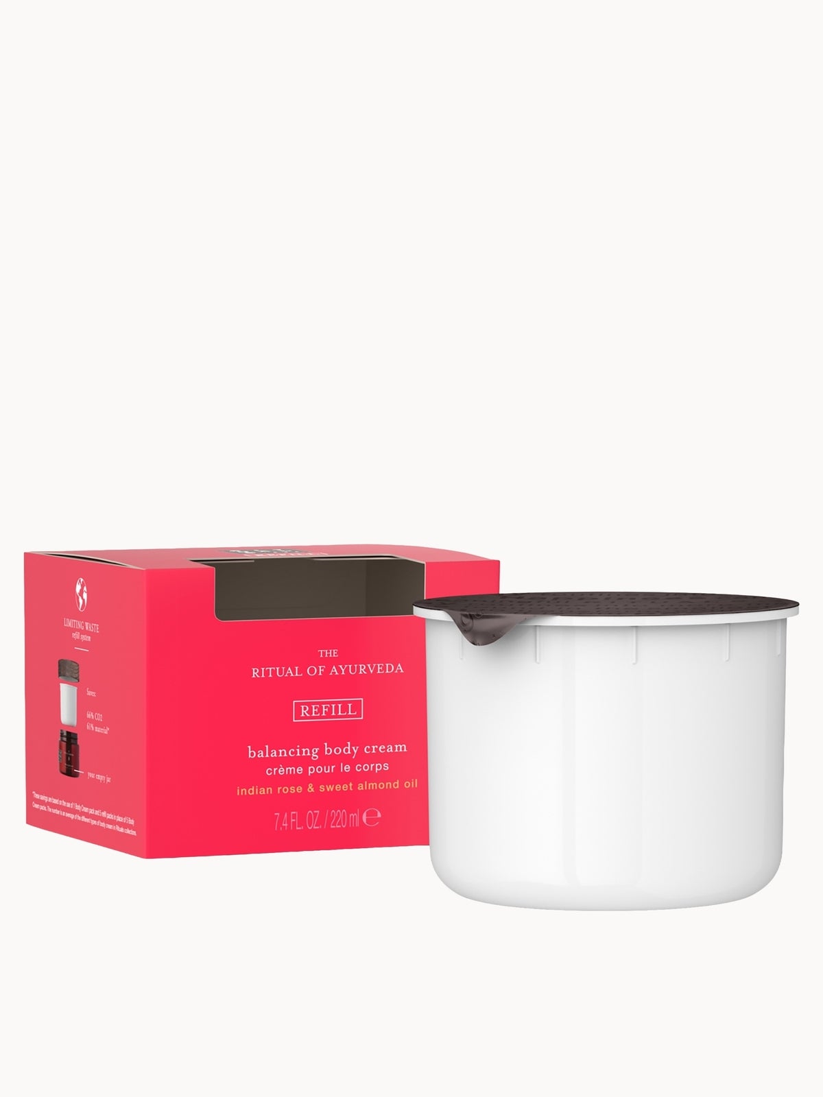 RITUALS The Ritual of Ayurveda Sweet Almond & Indian Rose Moisturising Body Cream Refill 220ml