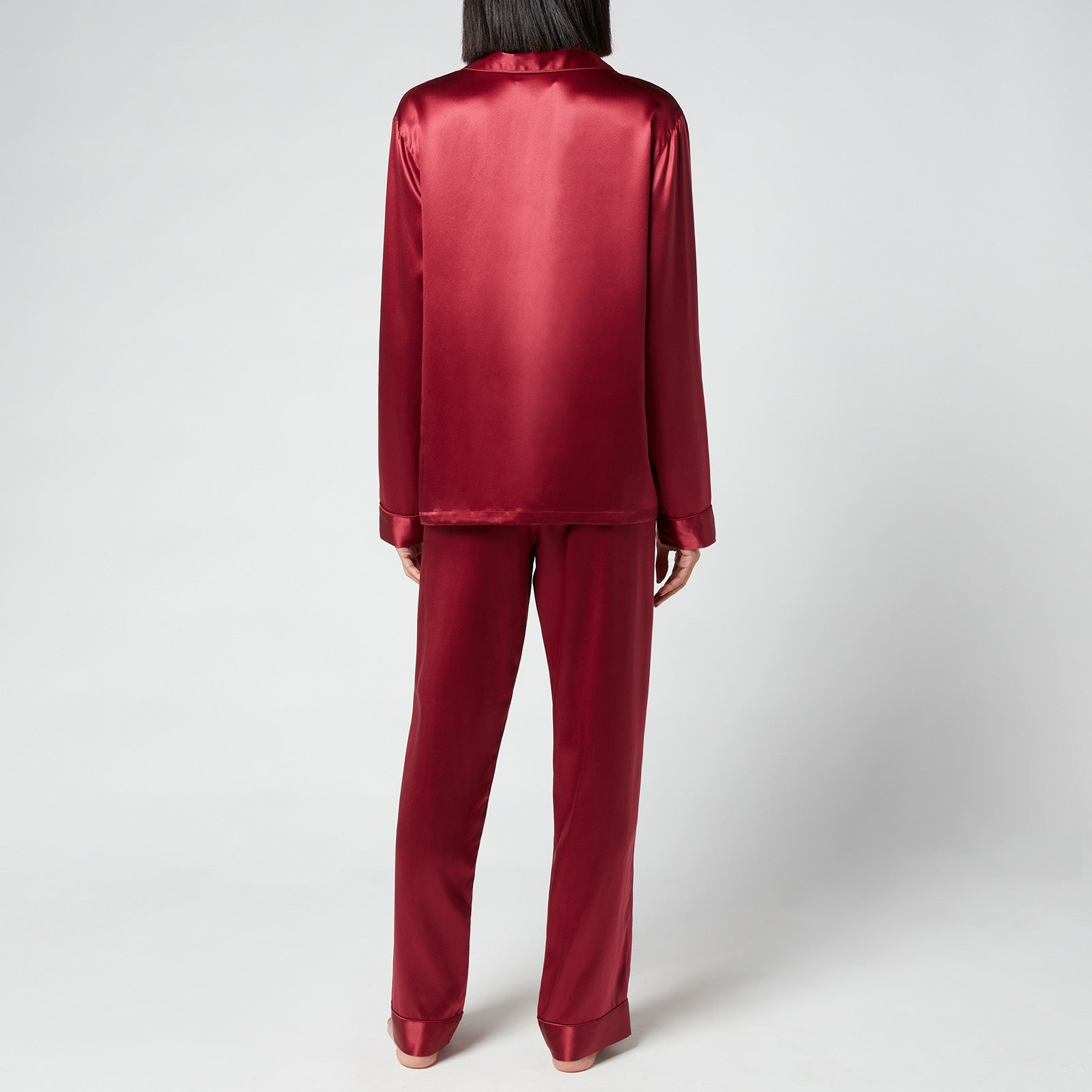 ESPA Silk Pyjamas - Claret Rose - M 3