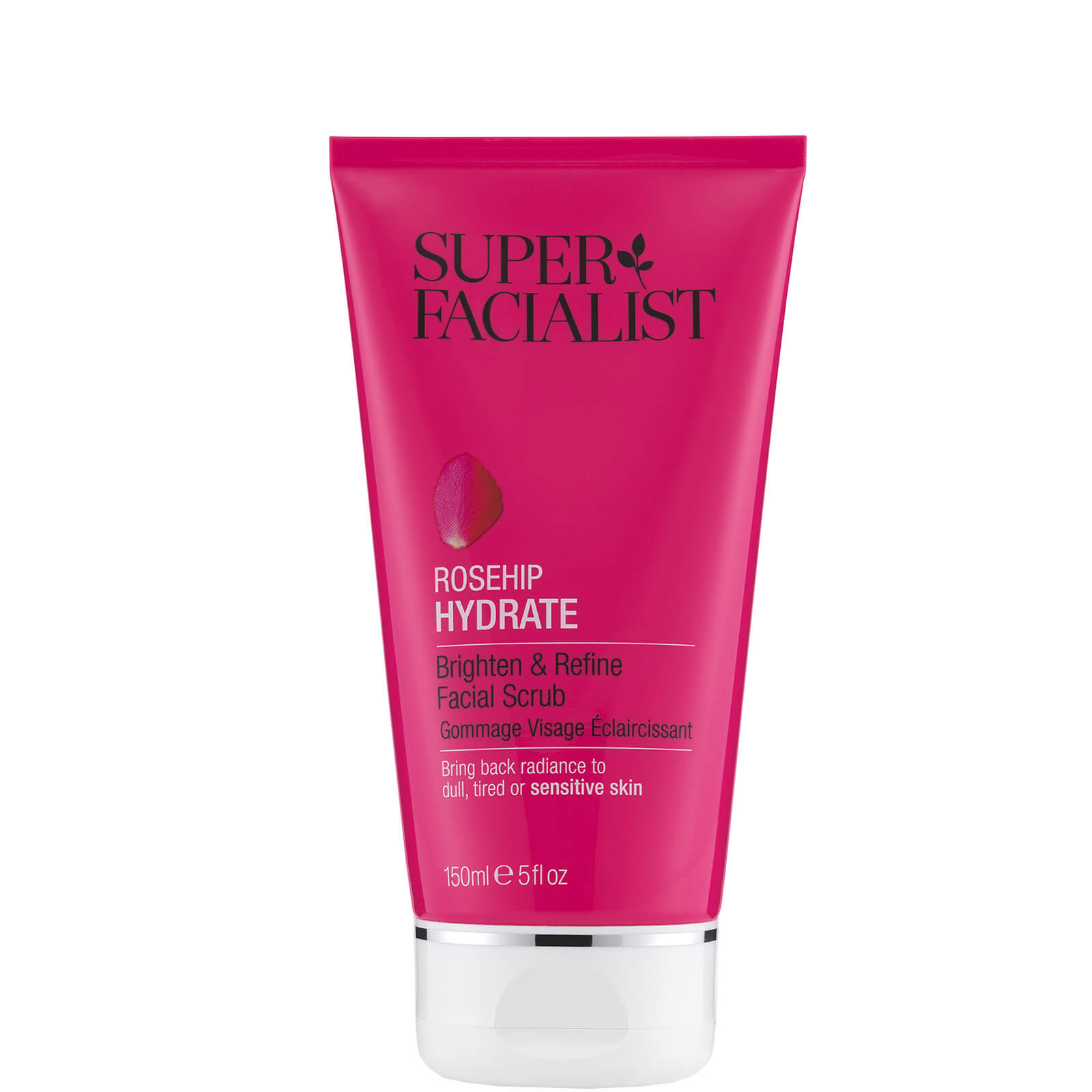 Super Facialist Rosehip Hydrate Brighten & Refine Facial Scrub - 150ml