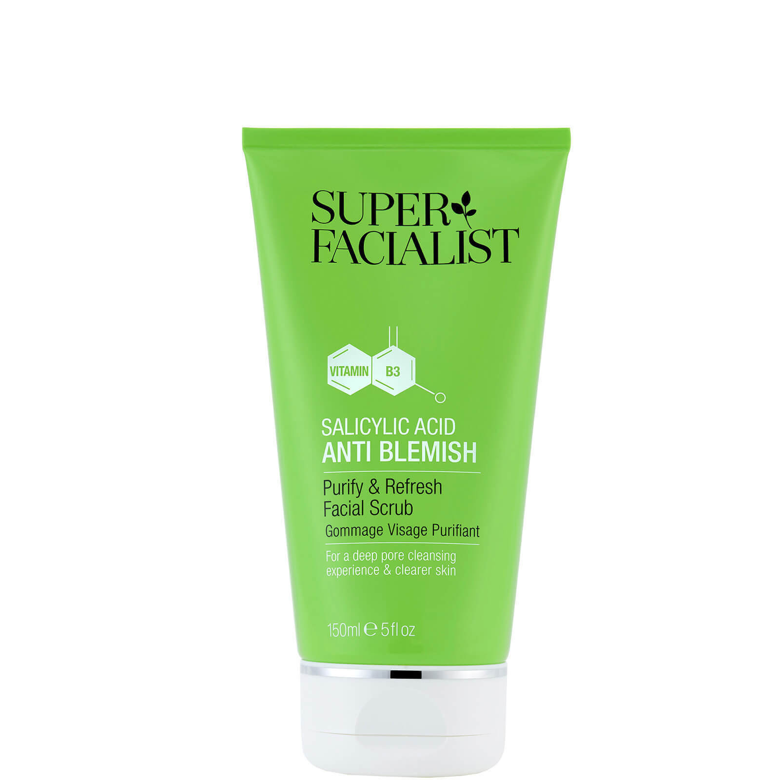 Super Facialist Salicylic Acid Anti Blemish Purify & Refresh Facial Scrub - 150ml