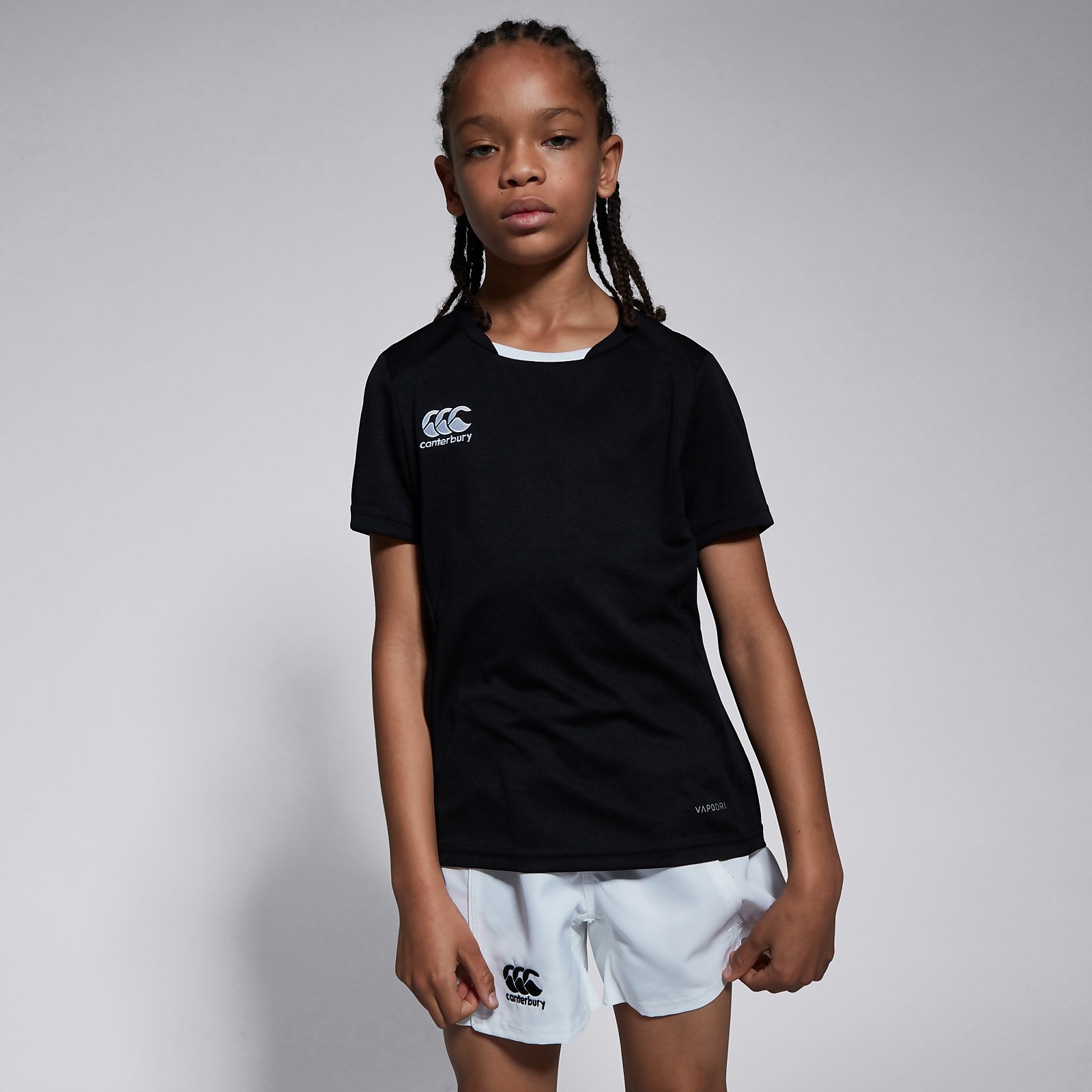 Junior Unisex Club Dry Tee Black