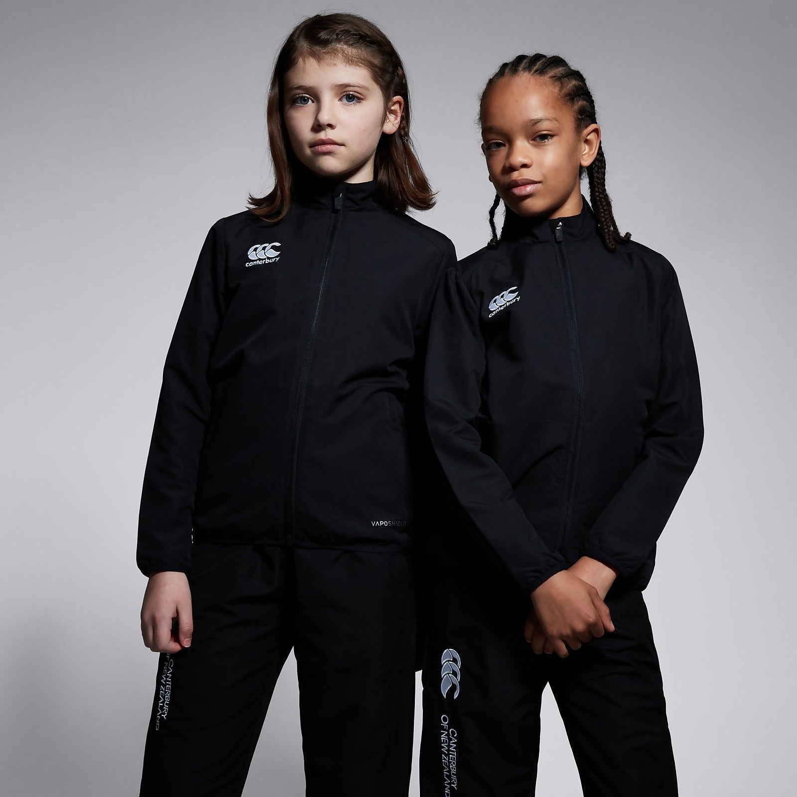 Junior Unisex Club Track Jacket Black
