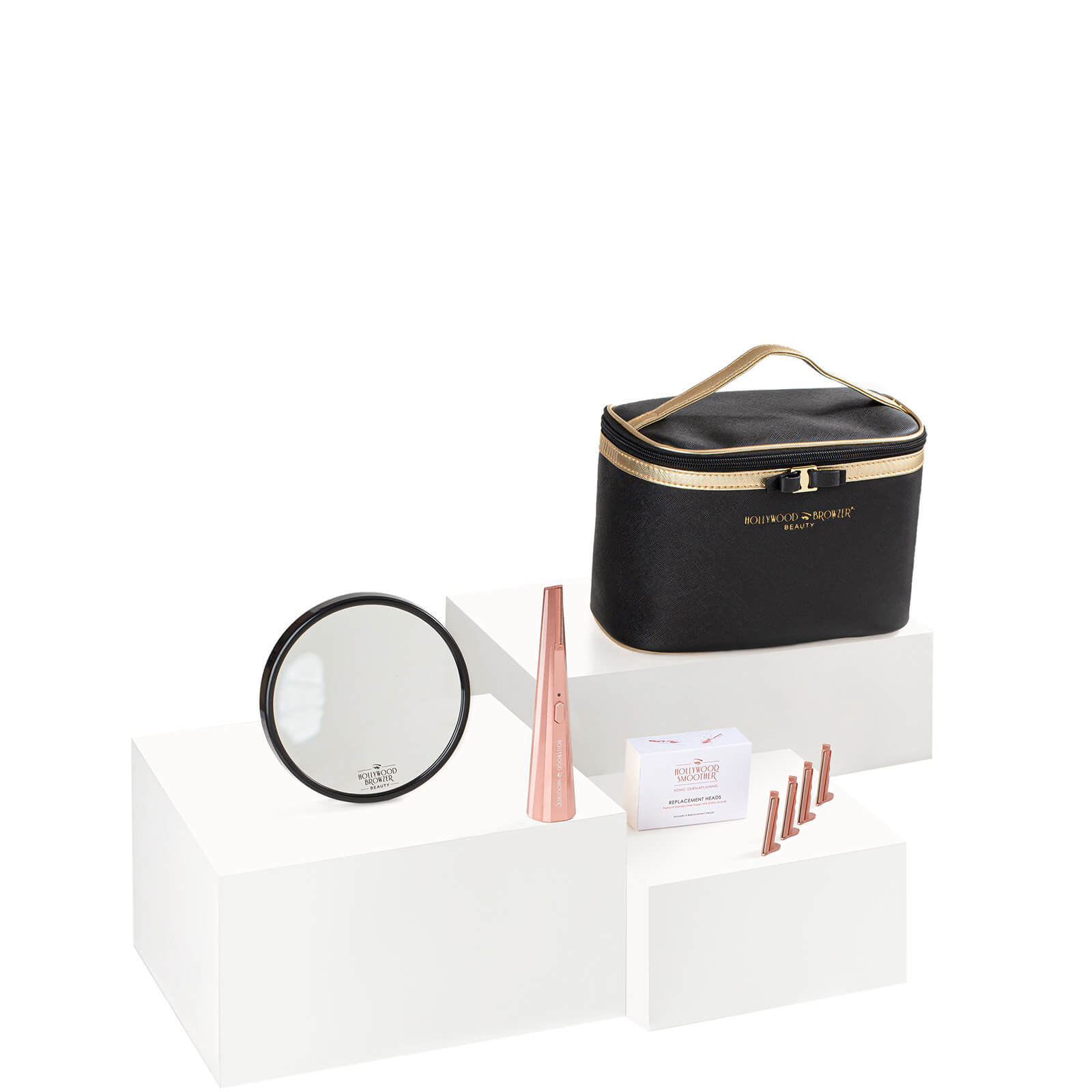 Hollywood Smoother Sonic Smooth and Brighten Kit (Various Shades) - Rose Gold