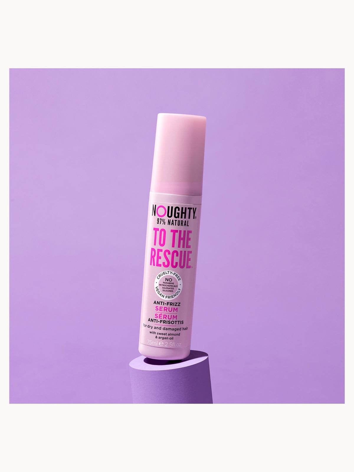 Noughty To The Rescue Anti Frizz Serum 75ml 3