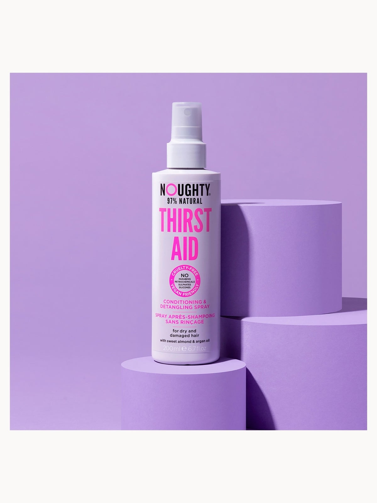 Noughty To The Rescue Thirst Aid Conditioner and Detangling Spray 200ml 3
