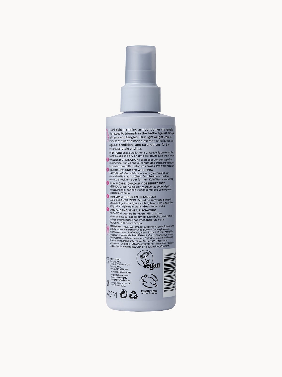 Noughty To The Rescue Thirst Aid Conditioner and Detangling Spray 200ml 2