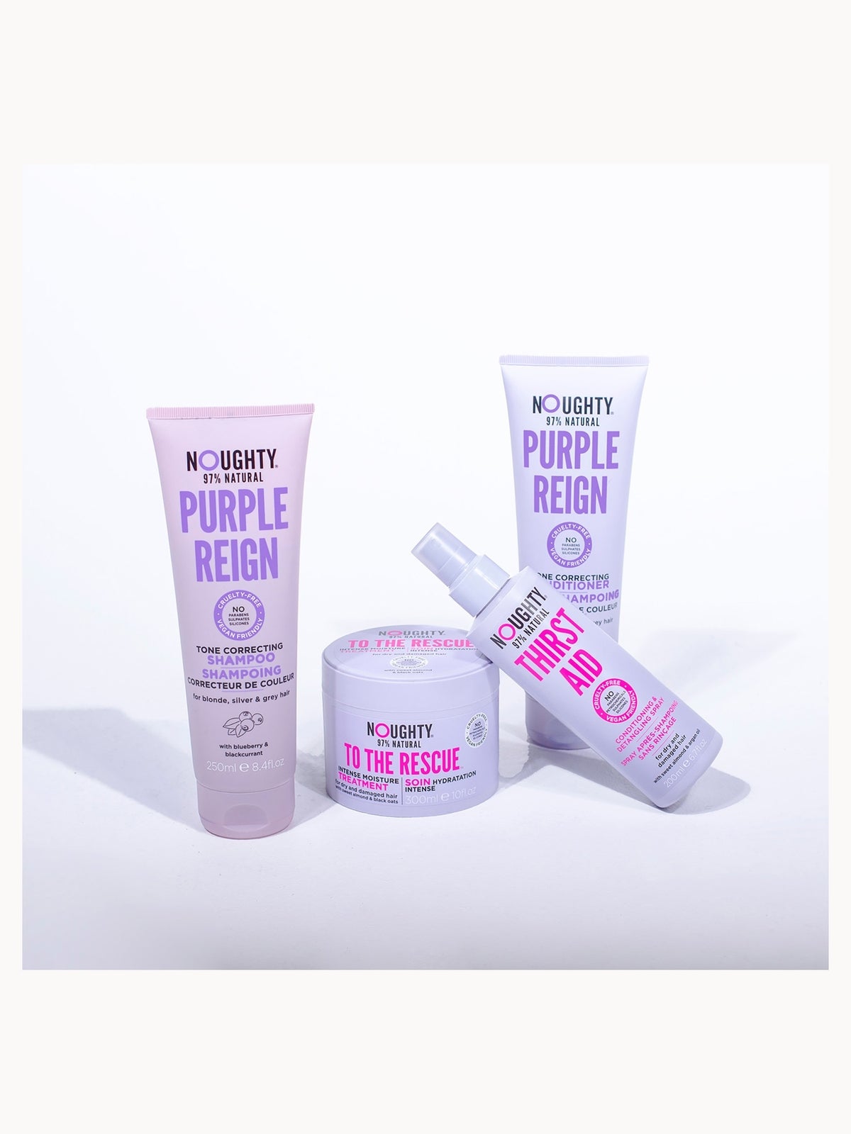 Noughty Purple Reign Conditioner 250ml 4