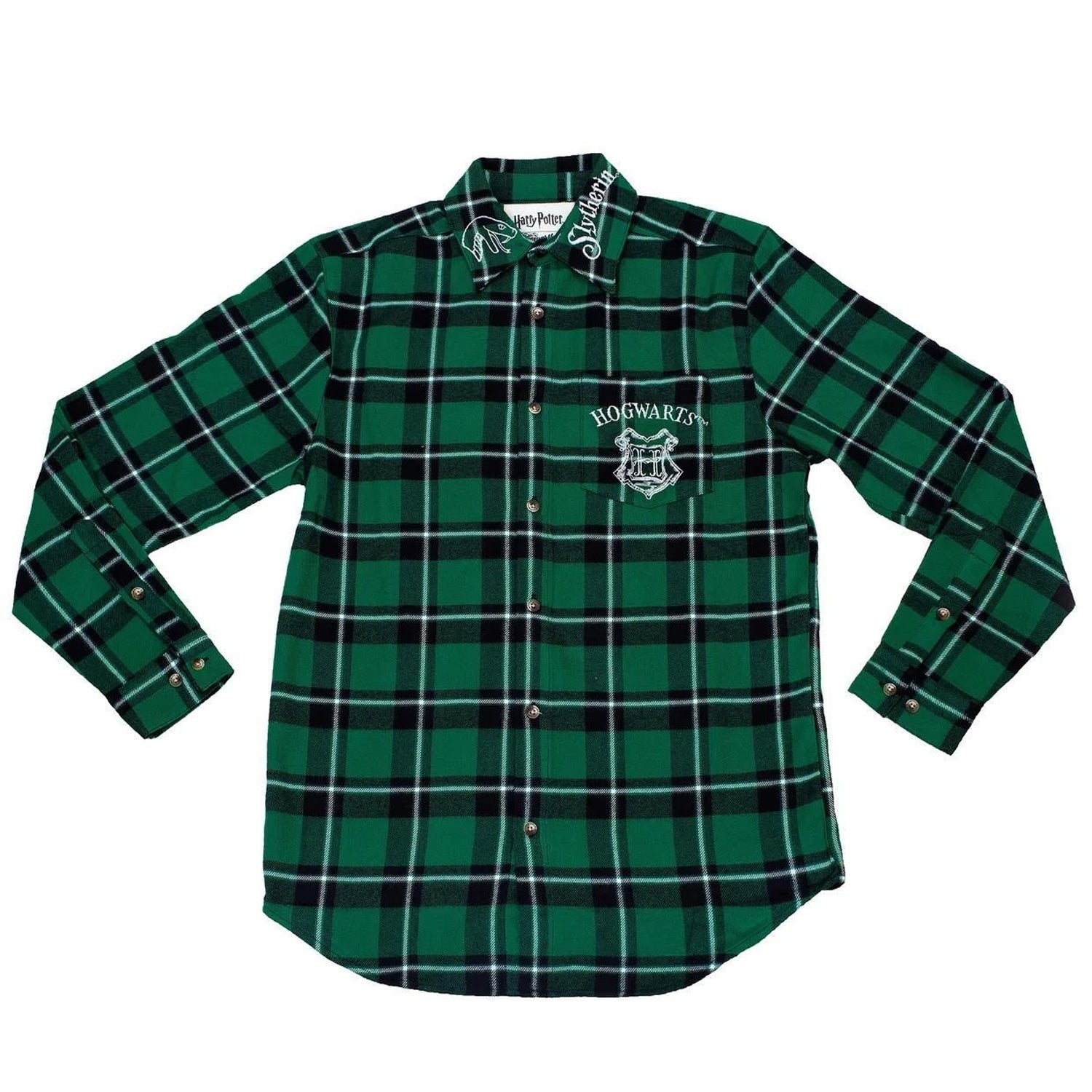 Cakeworthy Slytherin Flannel Shirt - XL