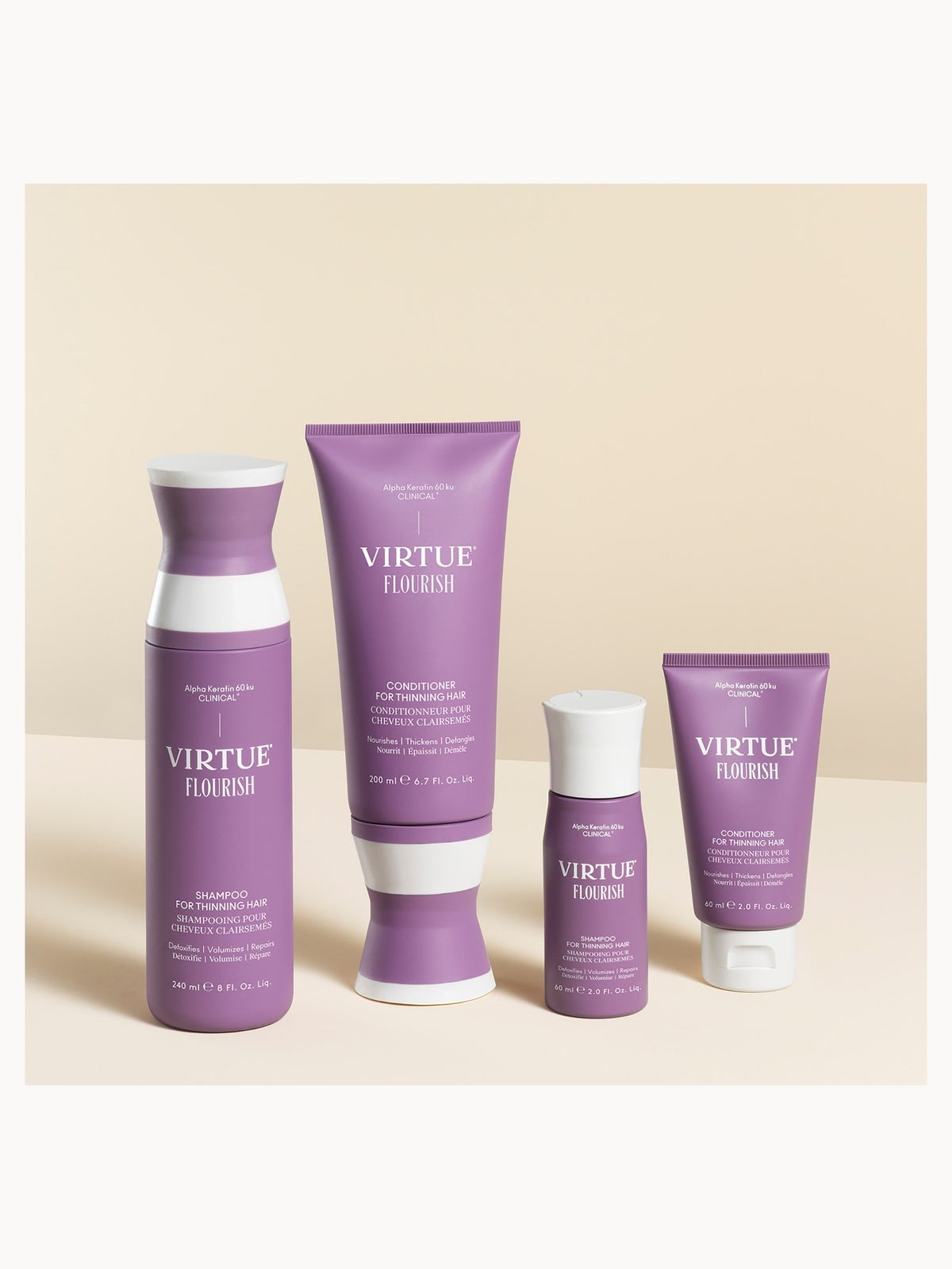 VIRTUE Flourish Shampoo for Thinning Hair 240ml 3