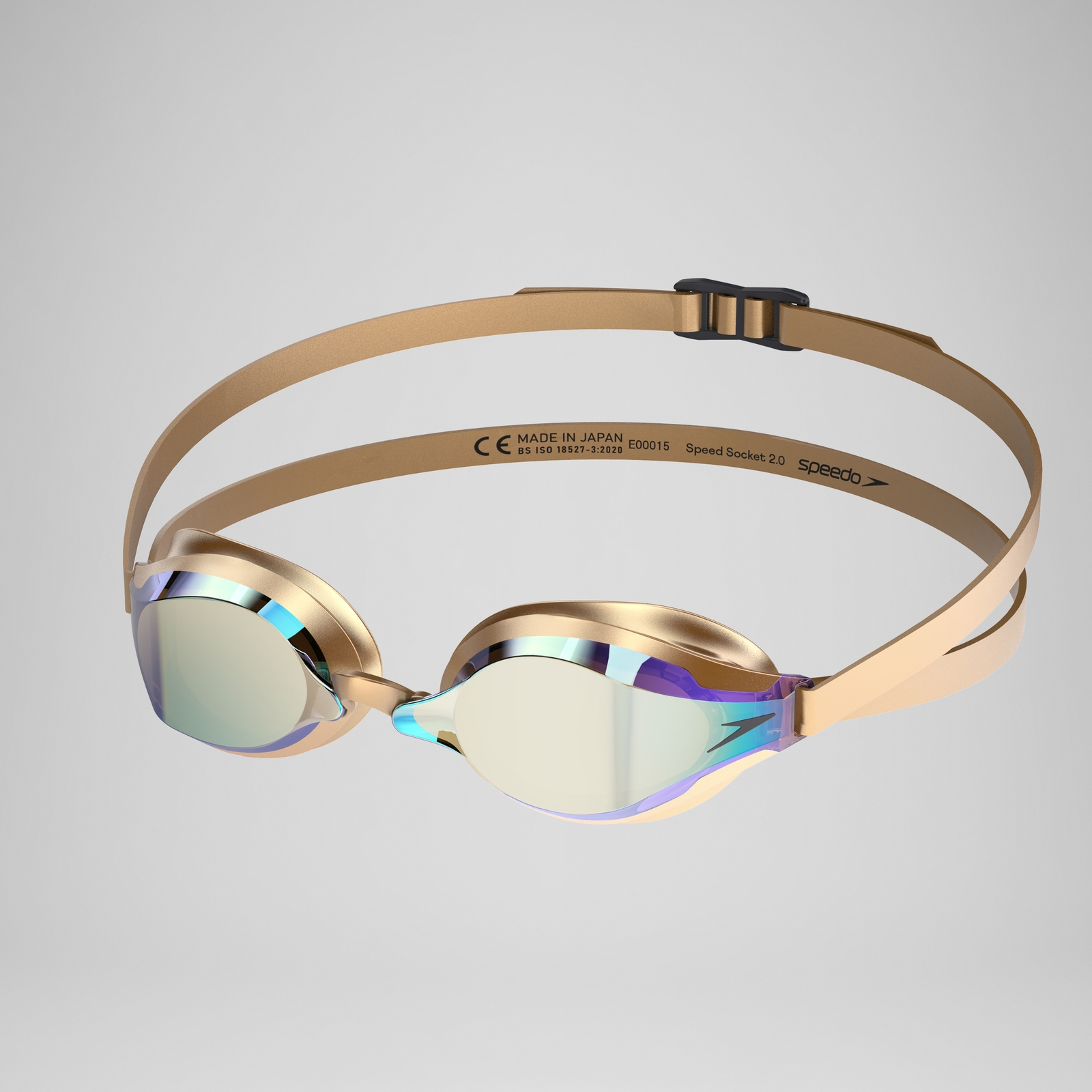 Adult Fastskin Speed Socket 2.0 Mirrored Goggles Gold