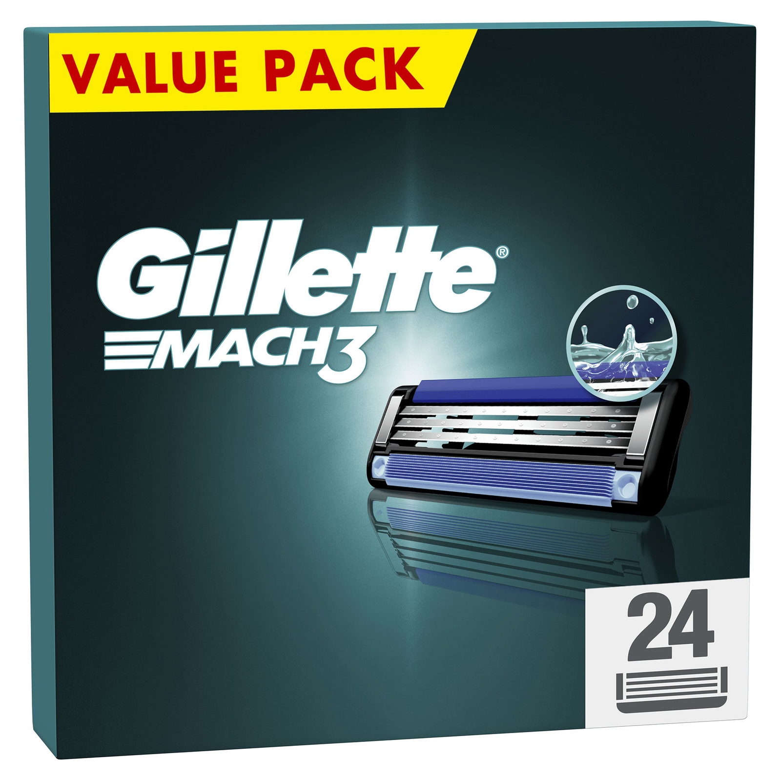 Gillette Mach3 Razor Blades - 24 Pack