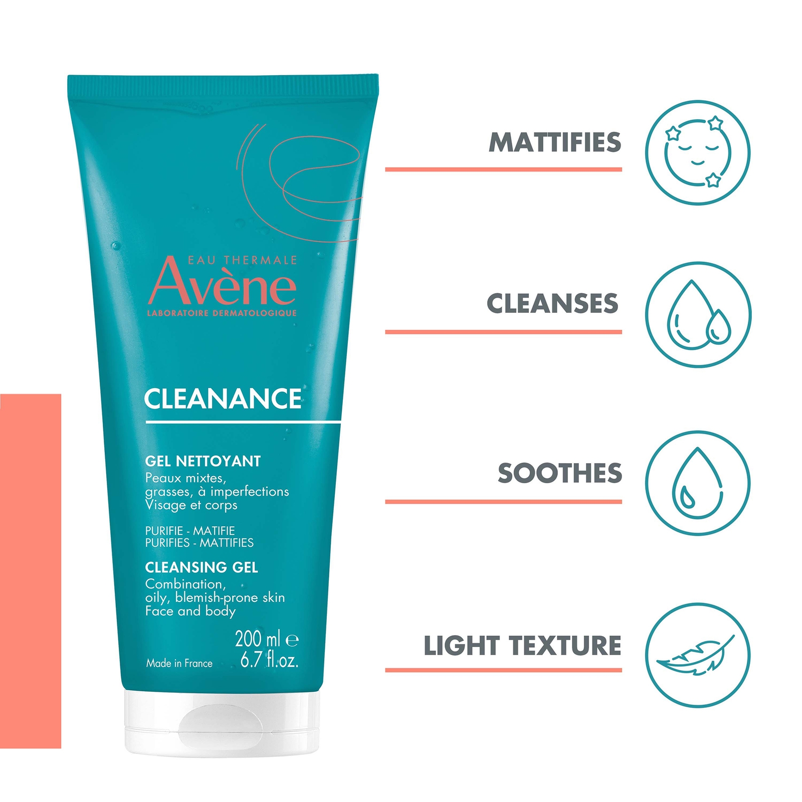 Thumbnail - Avène Cleanance Cleansing Gel for Oily, Blemish-Prone Skin 200ml