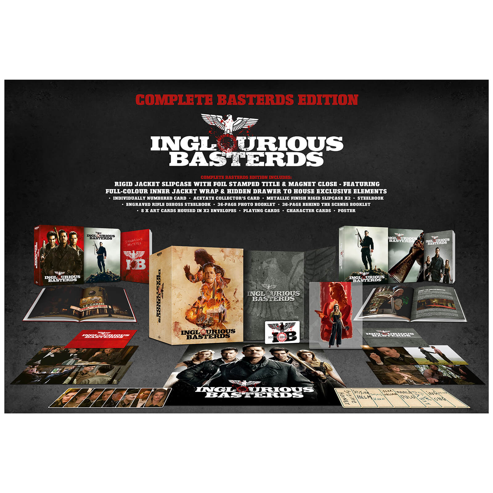 Inglourious Basterds - Zavvi Exclusive 4K Ultra HD Complete Basterds Edition Steelbook