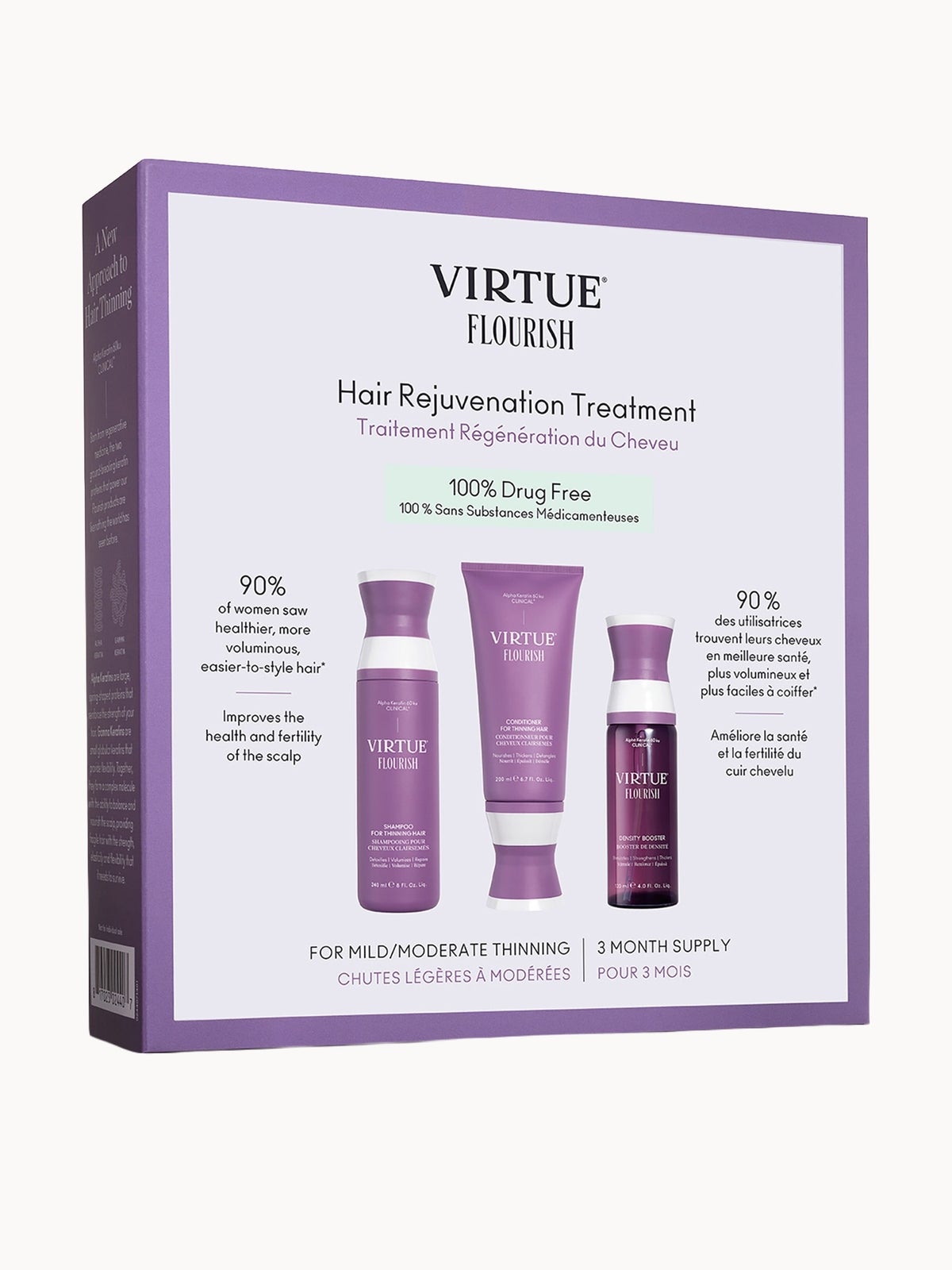 VIRTUE Flourish Hair Rejuvenation Treatment (3 Month Supply)