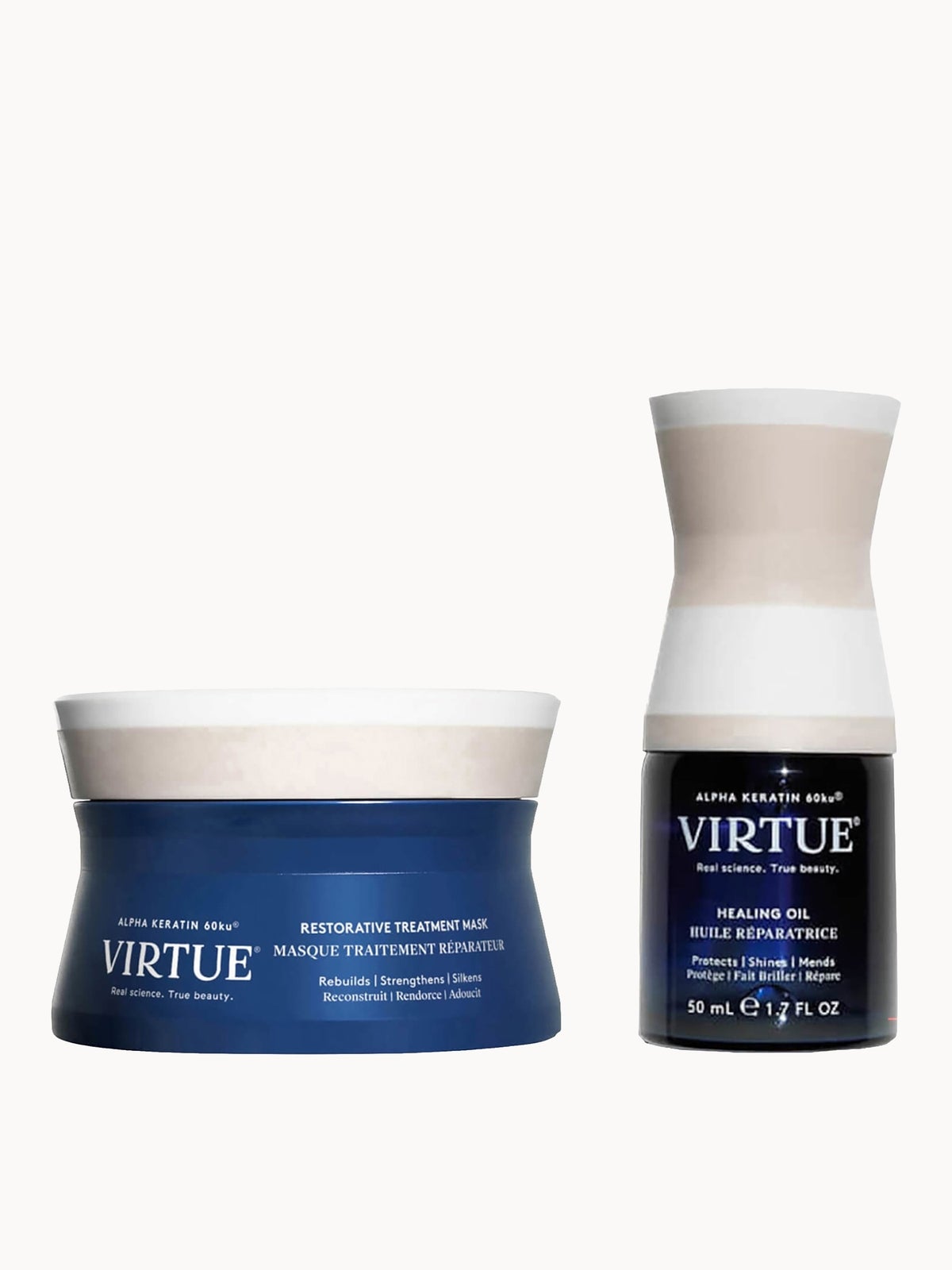 VIRTUE Keratin Healing Mask and Oil Bundle