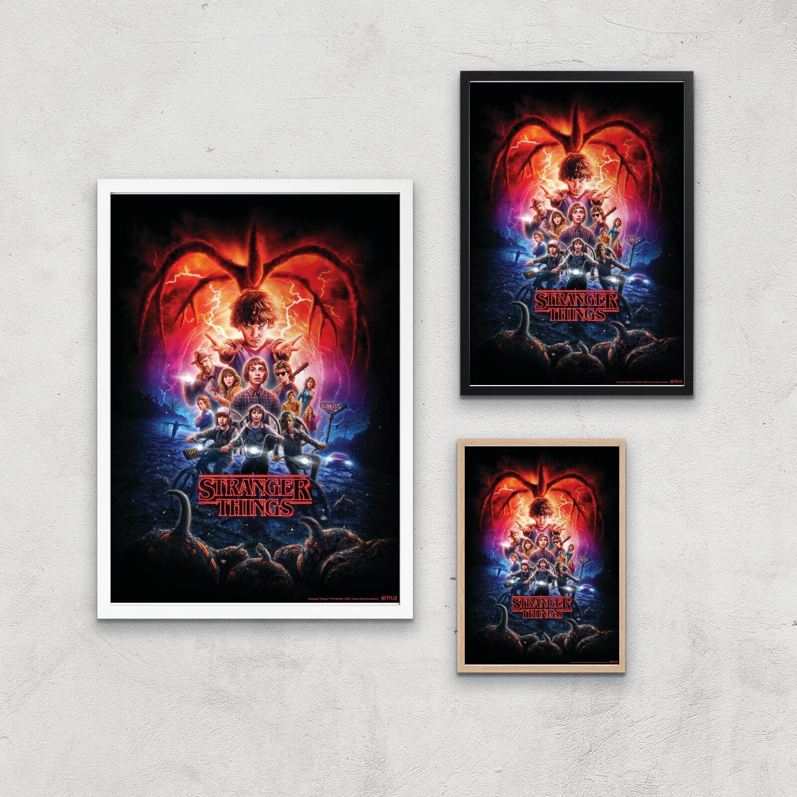 Stranger Things Season Two Poster Giclee Art Print - A2 - Print Only