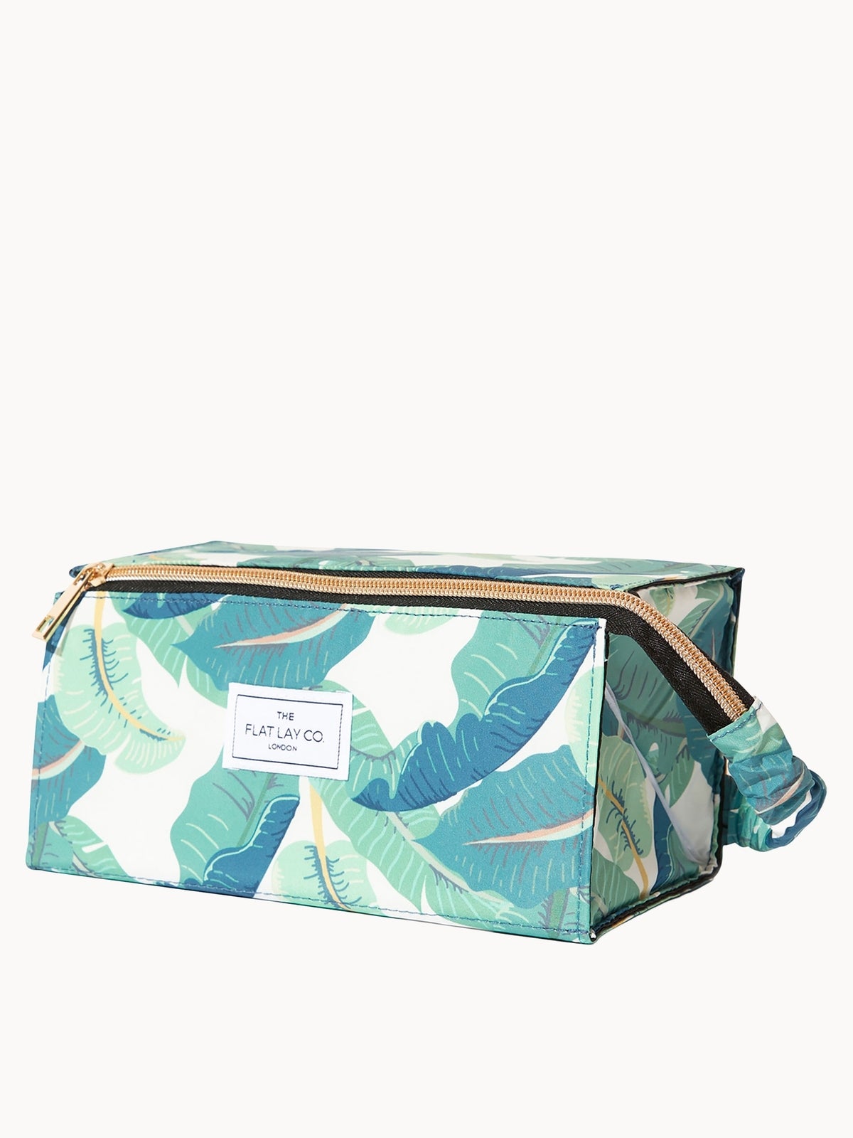 The Flat Lay Co. Open Flat Box Bag - Tropical Leaves 2