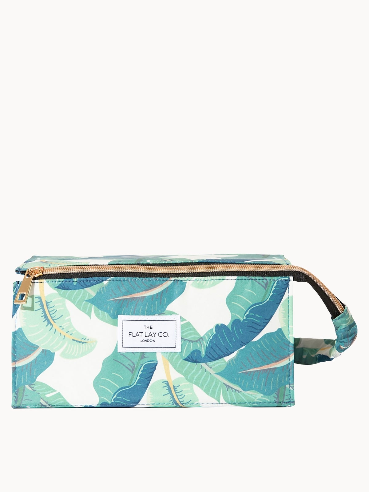 The Flat Lay Co. Open Flat Box Bag - Tropical Leaves
