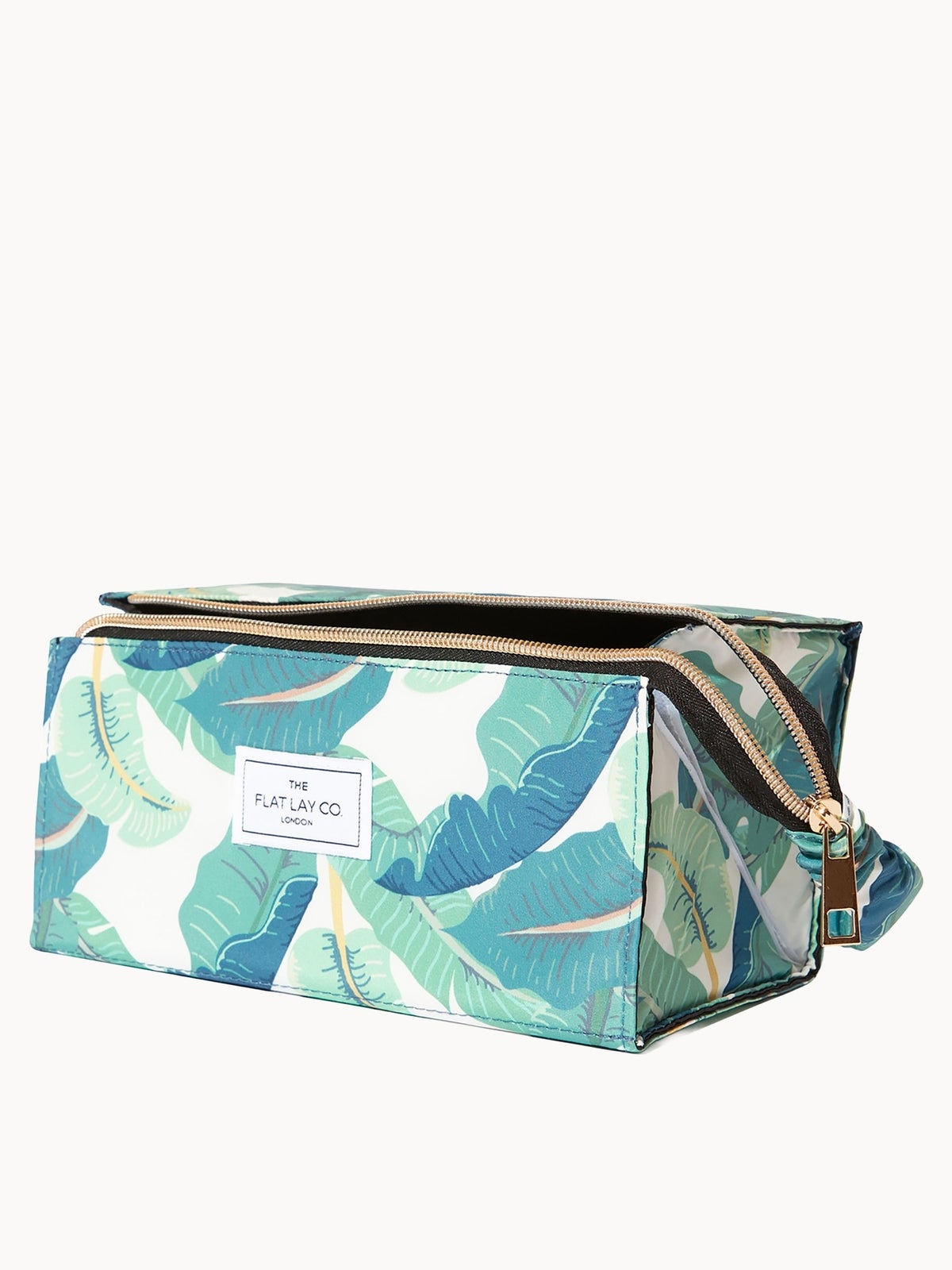 The Flat Lay Co. Open Flat Box Bag - Tropical Leaves 3