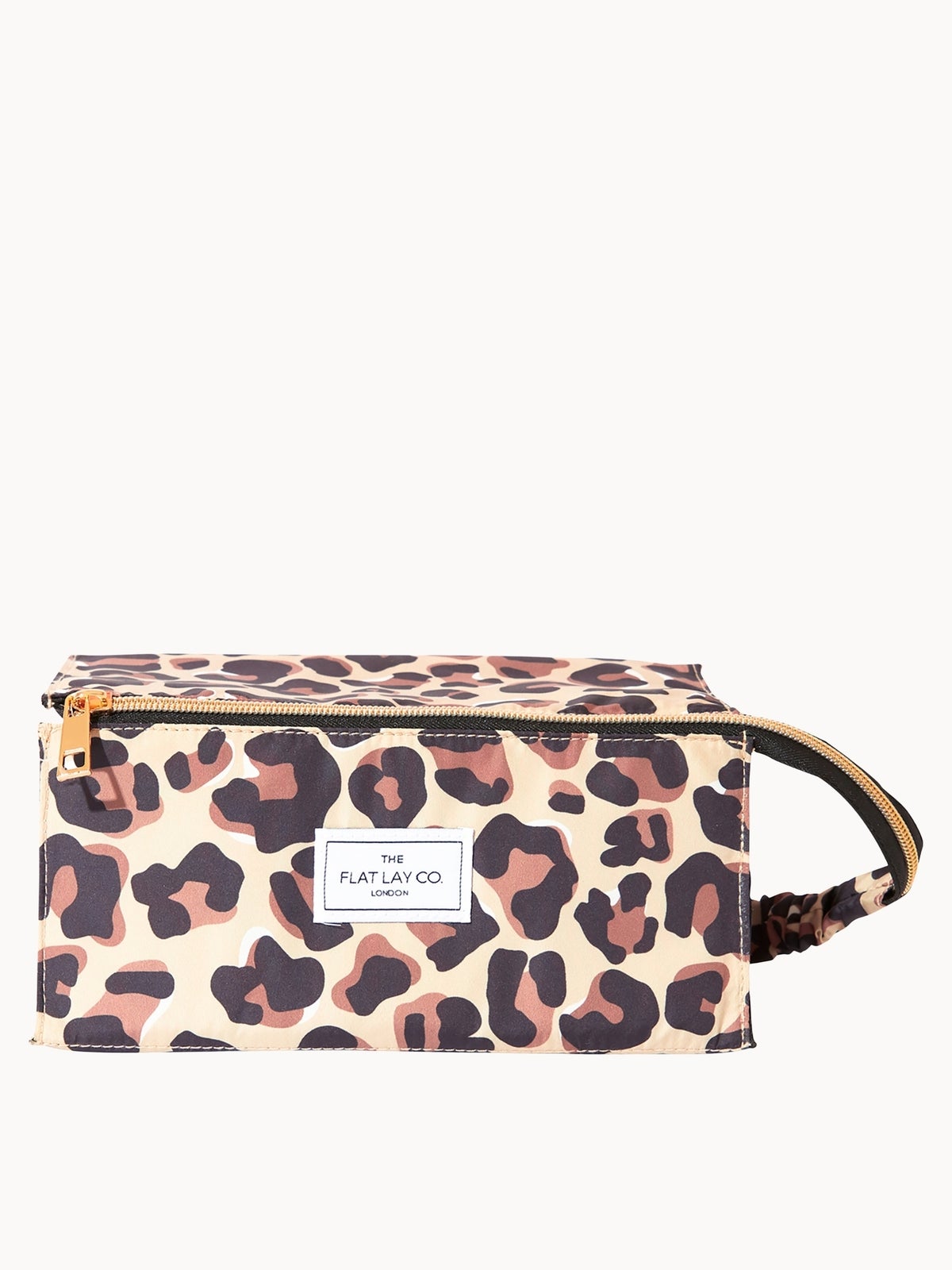The Flat Lay Co. Open Flat Box Bag - Leopard Print