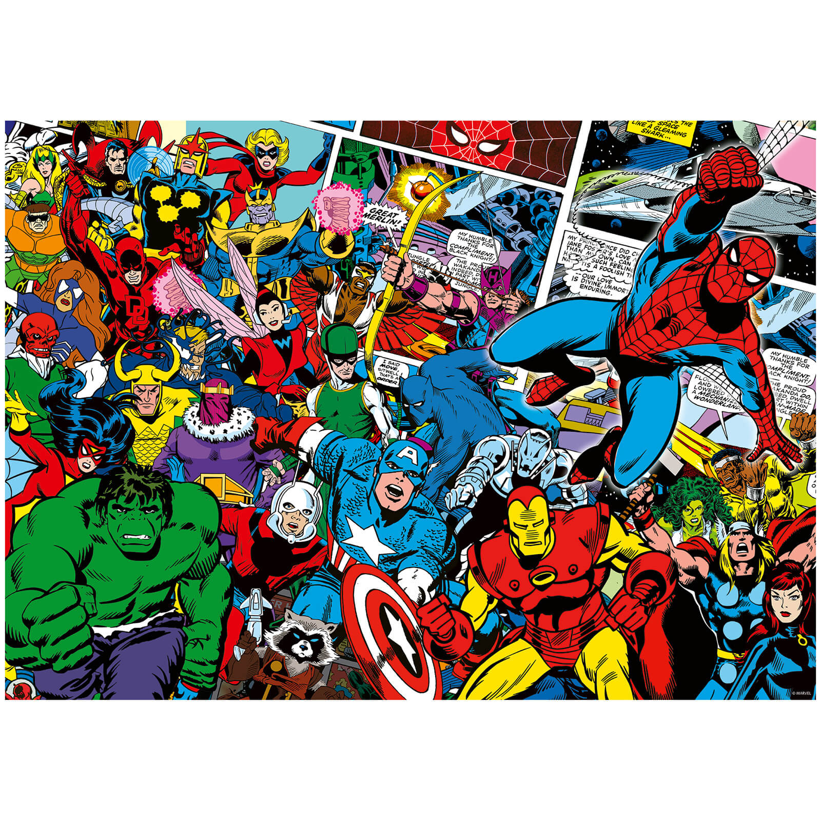 Ravensburger Marvel 1000 piece Challenge Jigsaw Puzzle Ravensburger Marvel 1000 piece Challenge Jigsaw Puzzle