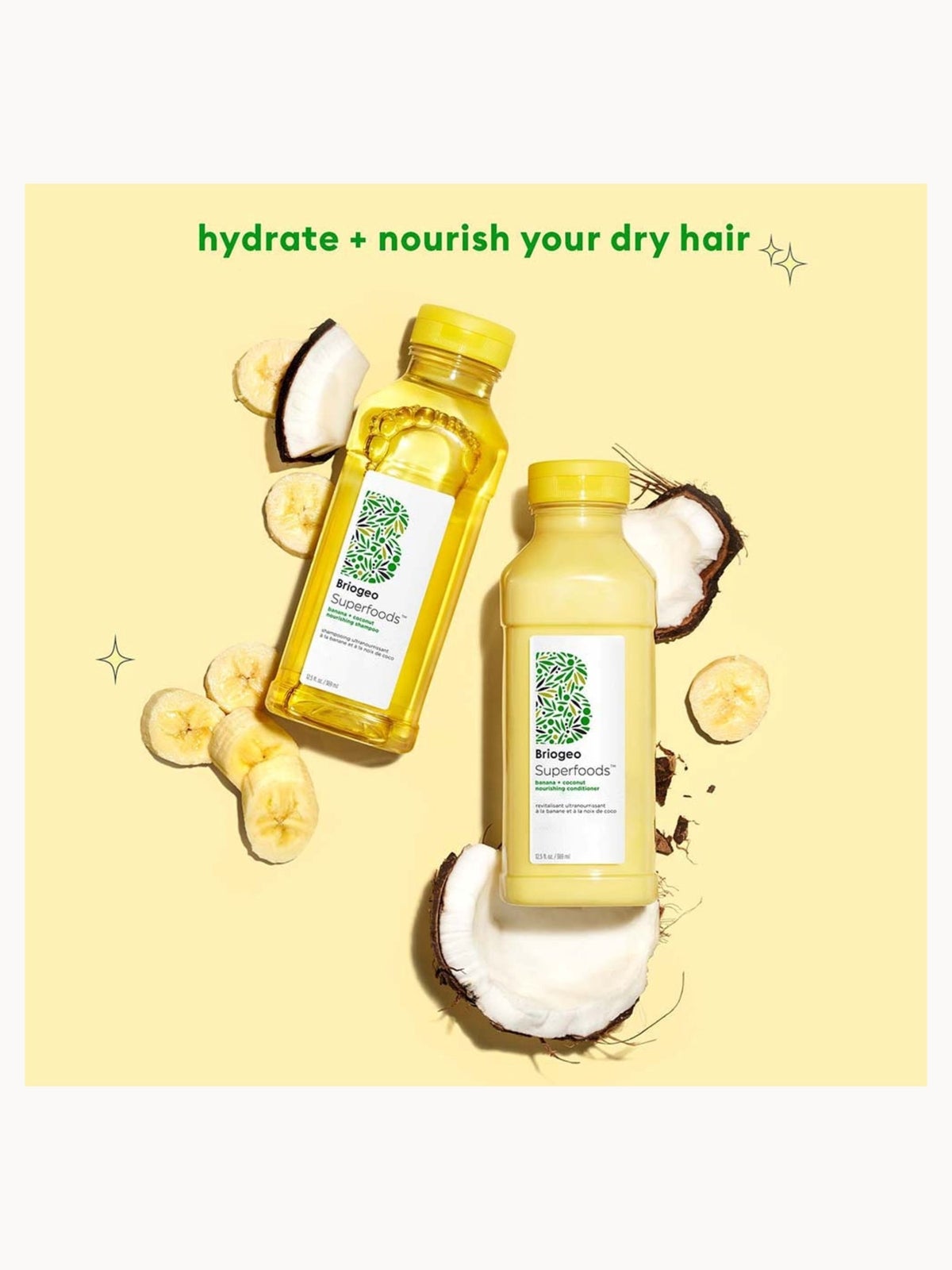 Briogeo Be Gentle, Be Kind Banana + Coconut Nourishing Superfood Conditioner 369ml 3