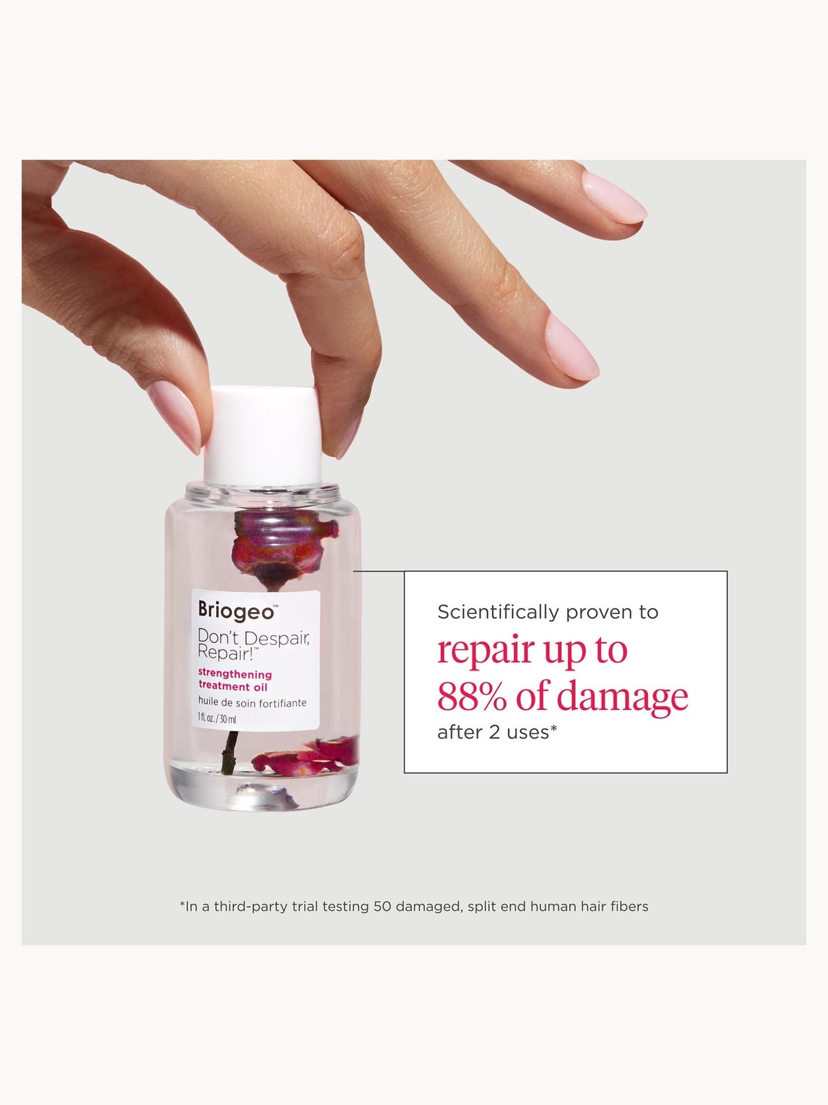 Briogeo Don't Despair, Repair! Strengthening Treatment Hair Oil 30ml 3