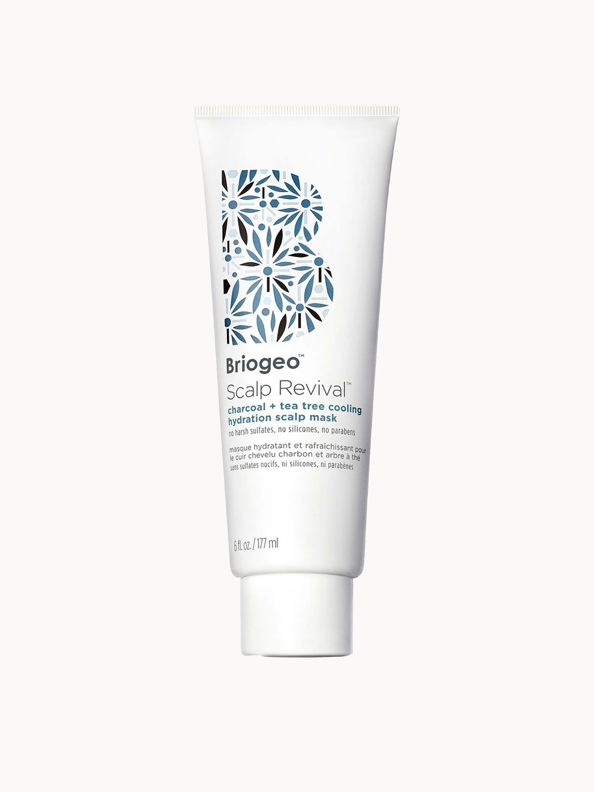 Briogeo Scalp Revival Charcoal + Tea Tree Cooling Hydration Scalp Mask for Dry, Itchy Scalp 177ml