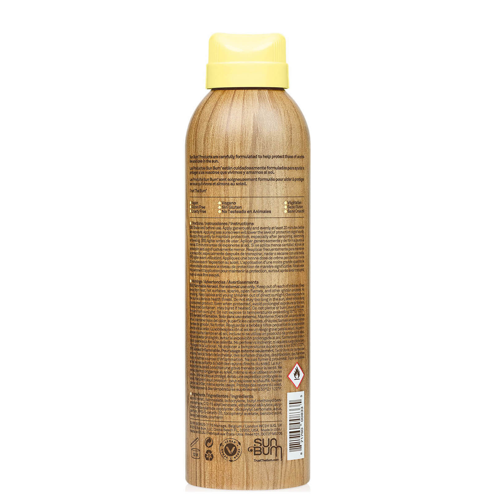 Sun Bum Original SPF 30 Sunscreen Spray 200ml