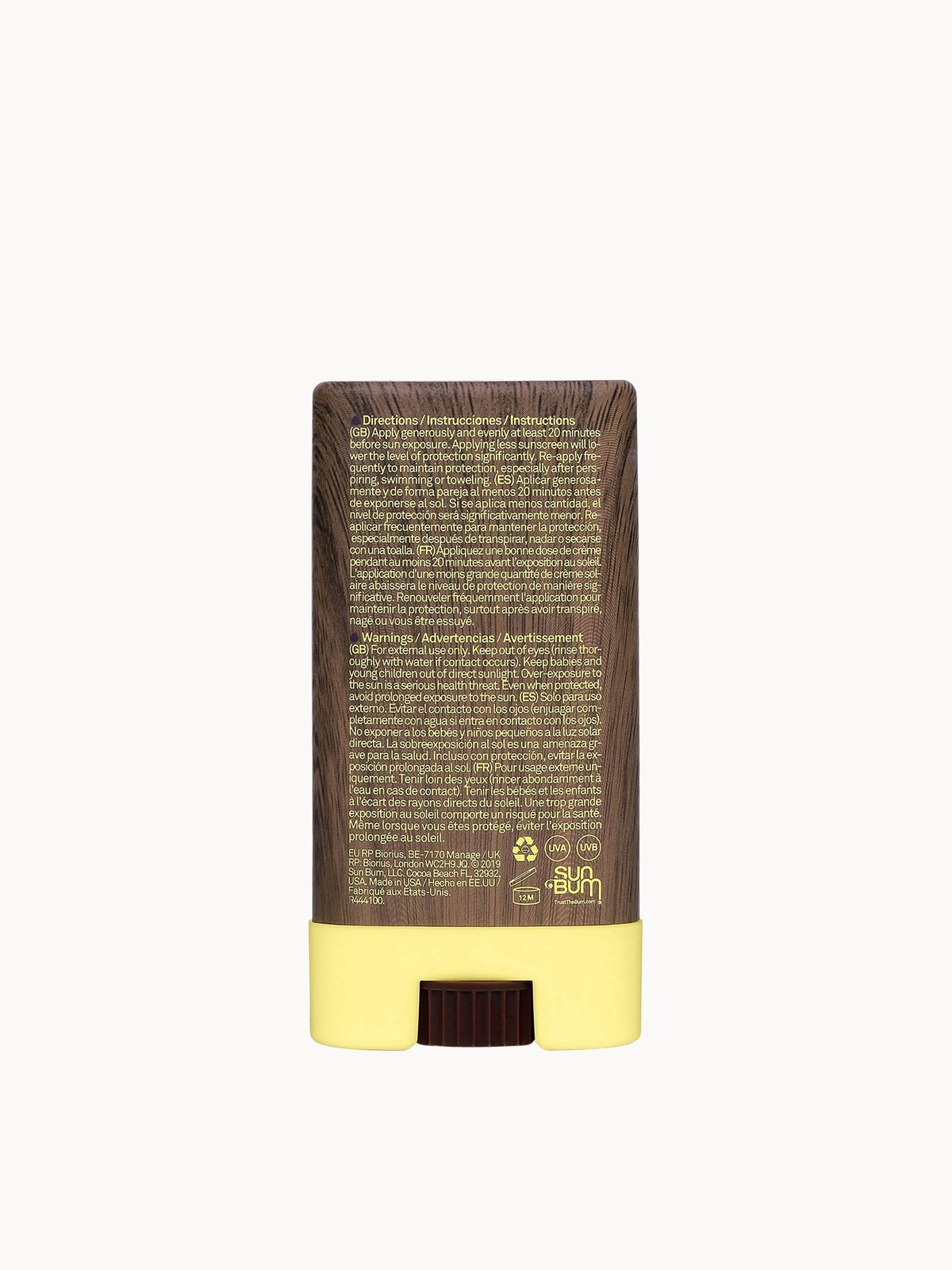 Sun Bum Original SPF 30 Sunscreen Face Stick 3