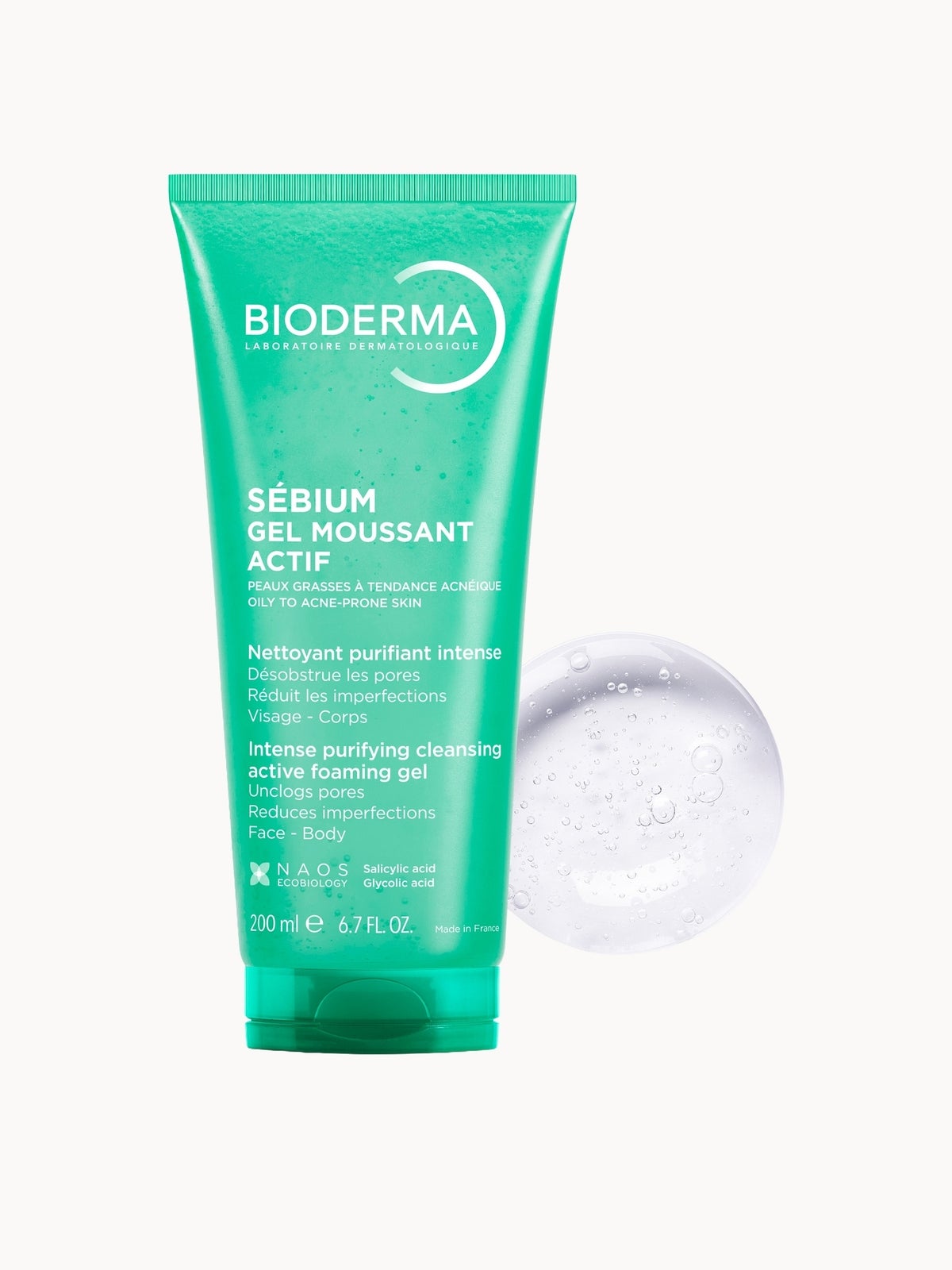 Bioderma Sebium Actif Intense Purifying Foaming Gel Cleanser 200ml 2